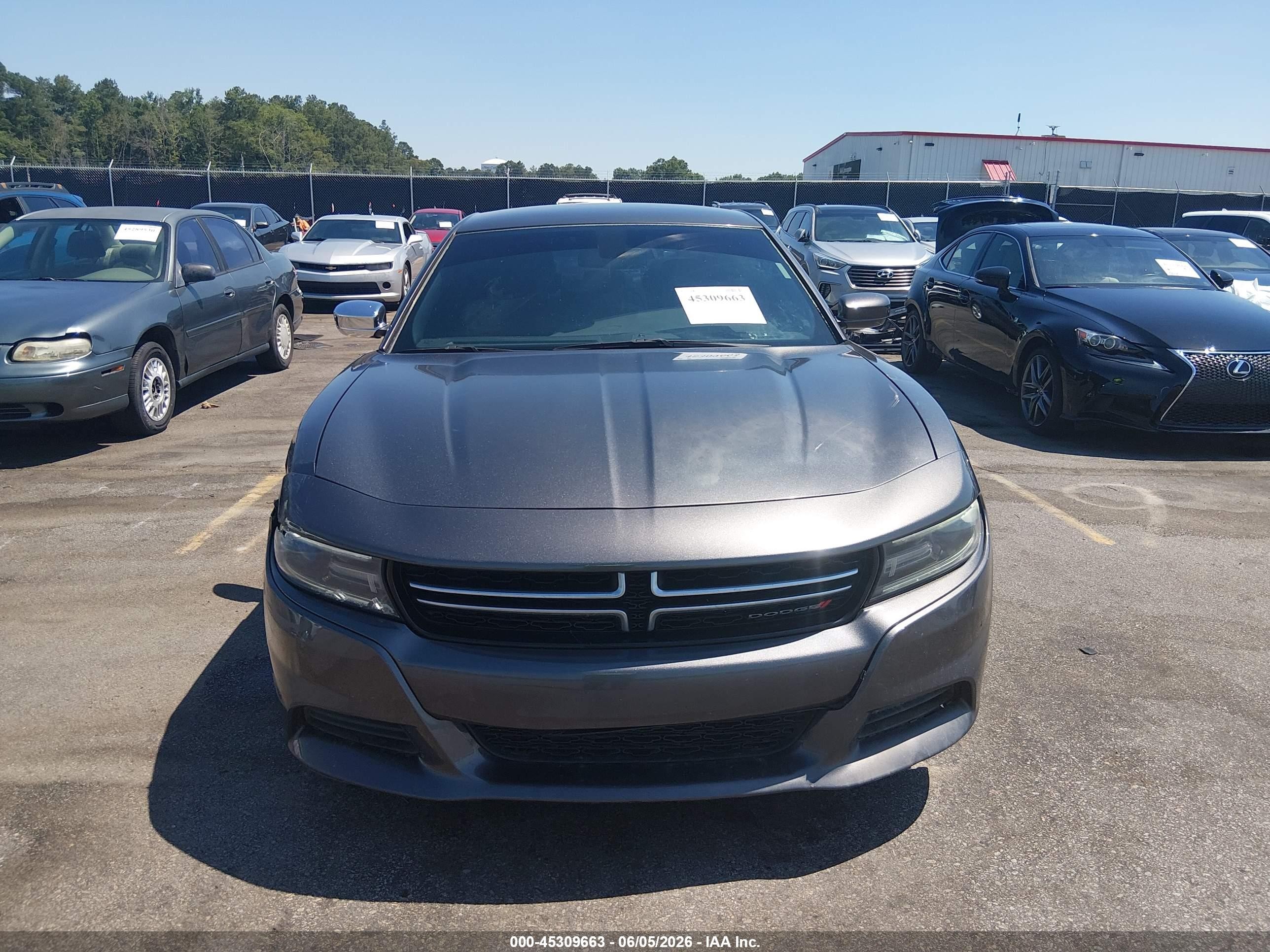 2015 Dodge Charger Se Серый vin: 2C3CDXBG7FH768247