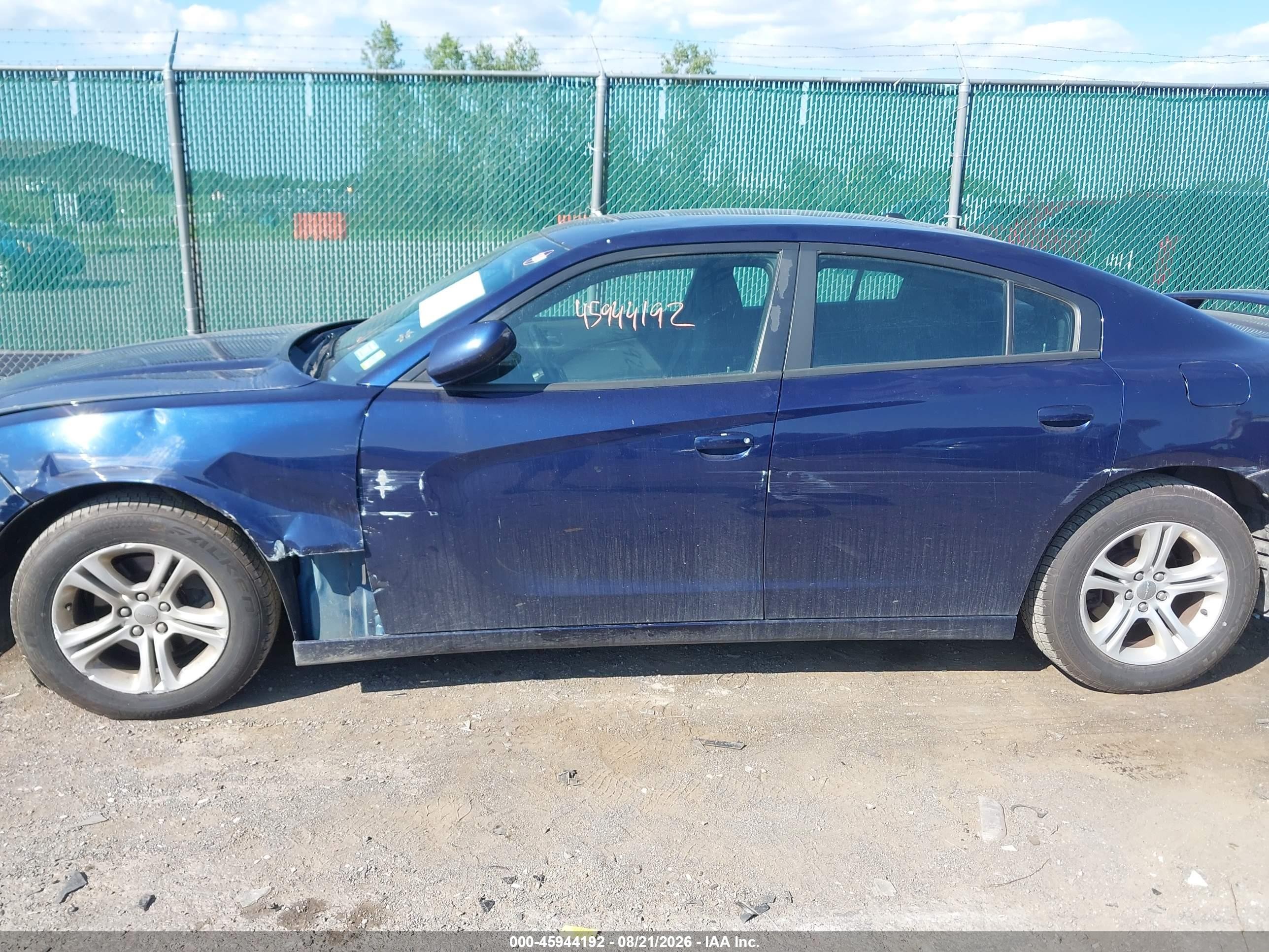 2015 Dodge Charger Se Blue vin: 2C3CDXBG7FH795285