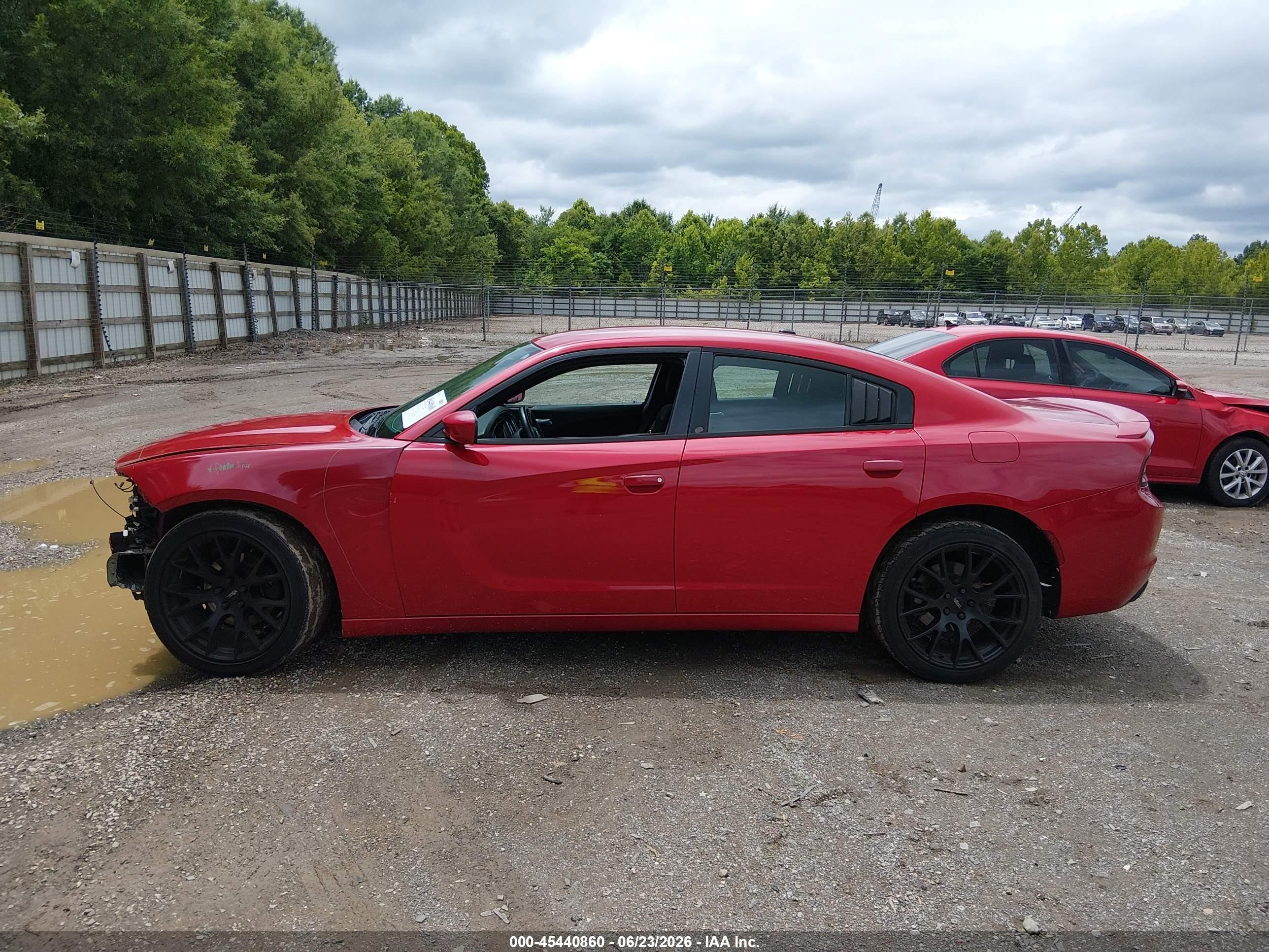 2015 Dodge Charger Se Red vin: 2C3CDXBG7FH795464