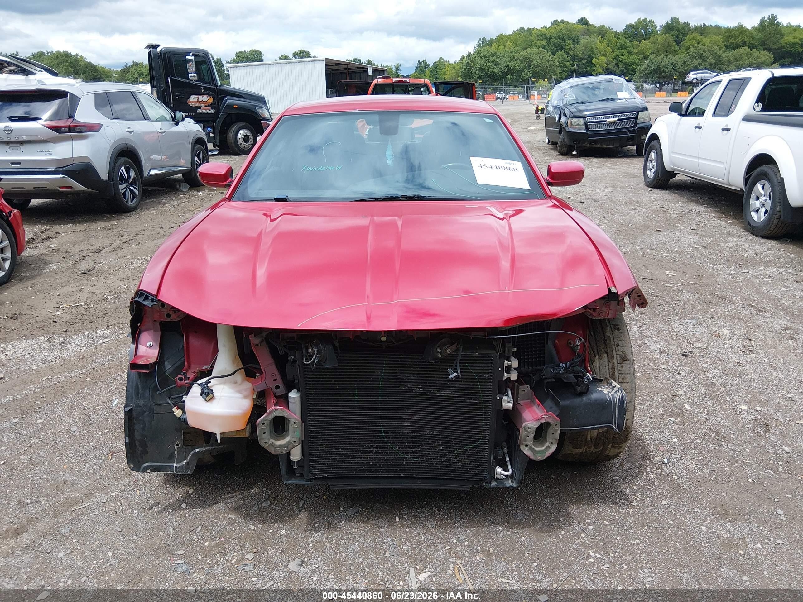 2015 Dodge Charger Se Red vin: 2C3CDXBG7FH795464