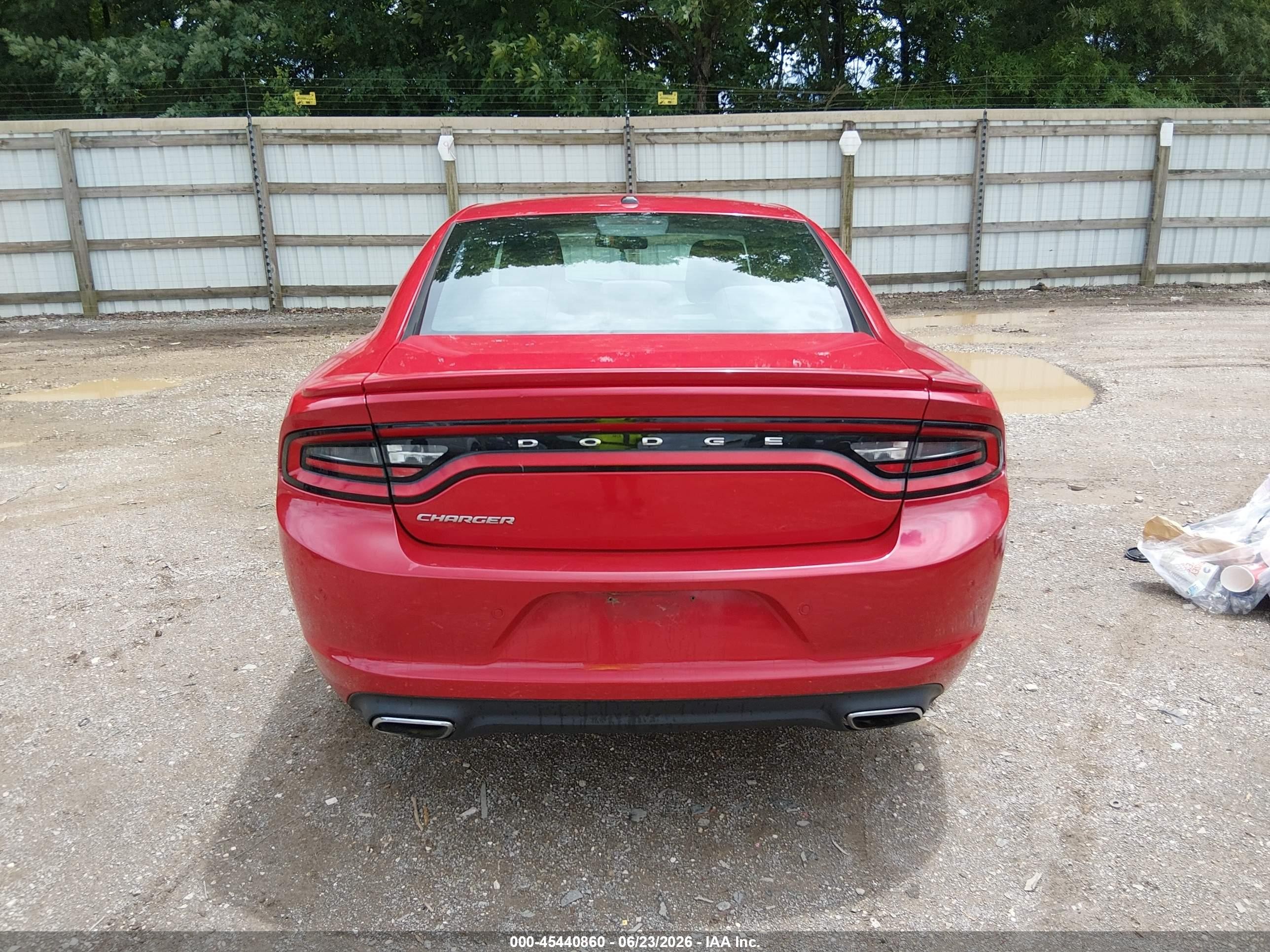 2015 Dodge Charger Se Red vin: 2C3CDXBG7FH795464