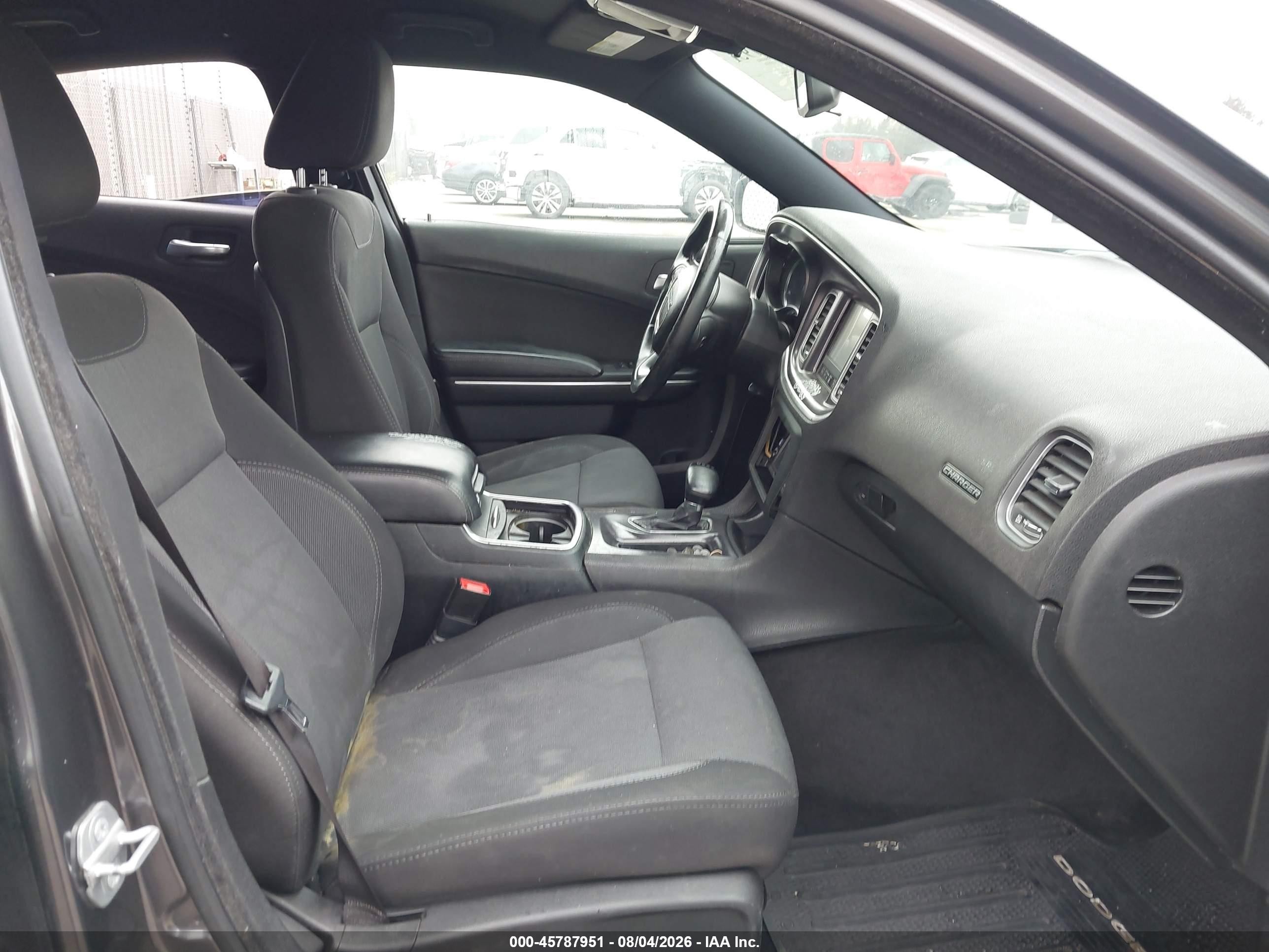 2015 Dodge Charger Se Gray vin: 2C3CDXBG7FH826650