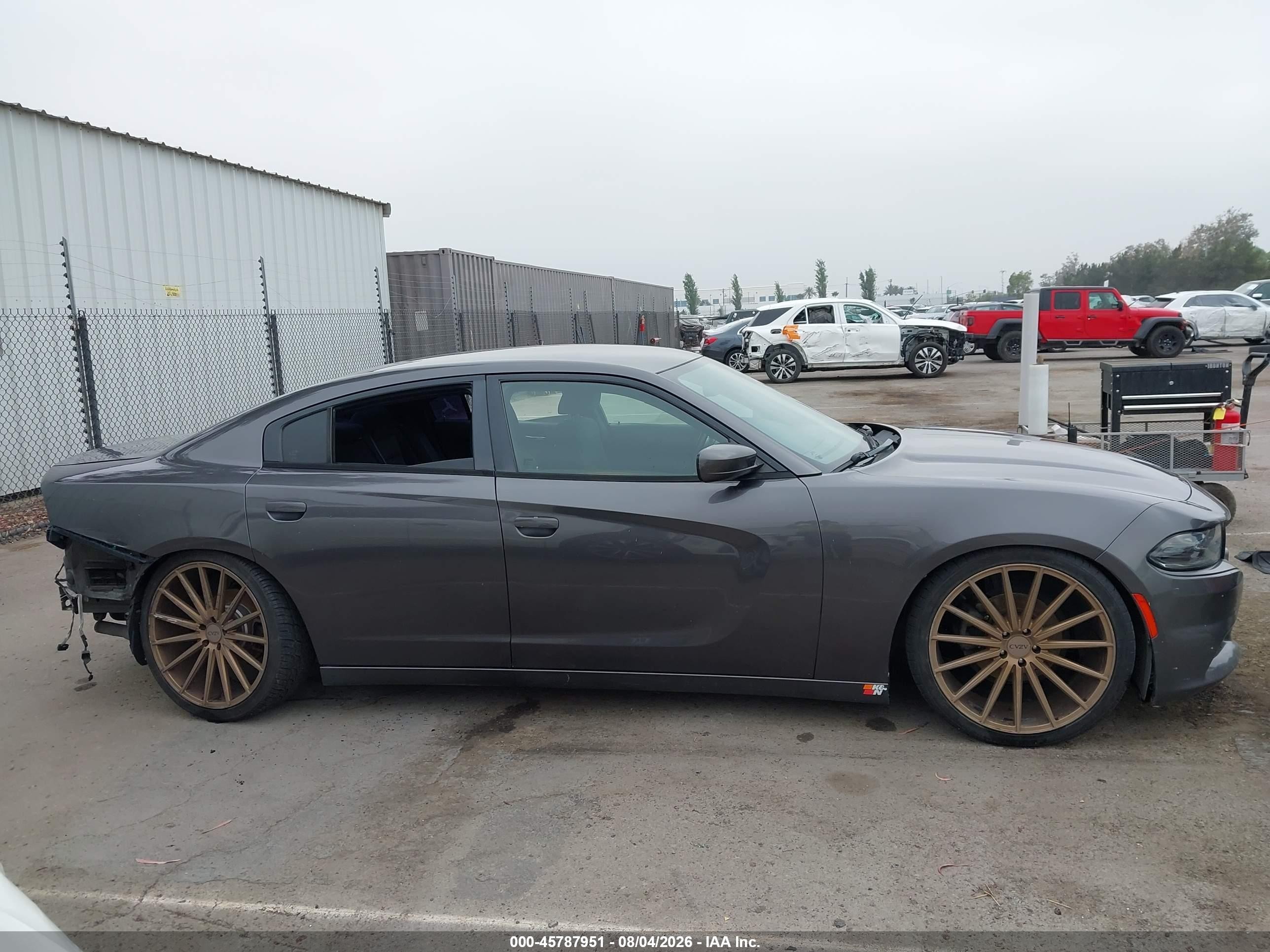 2015 Dodge Charger Se Gray vin: 2C3CDXBG7FH826650