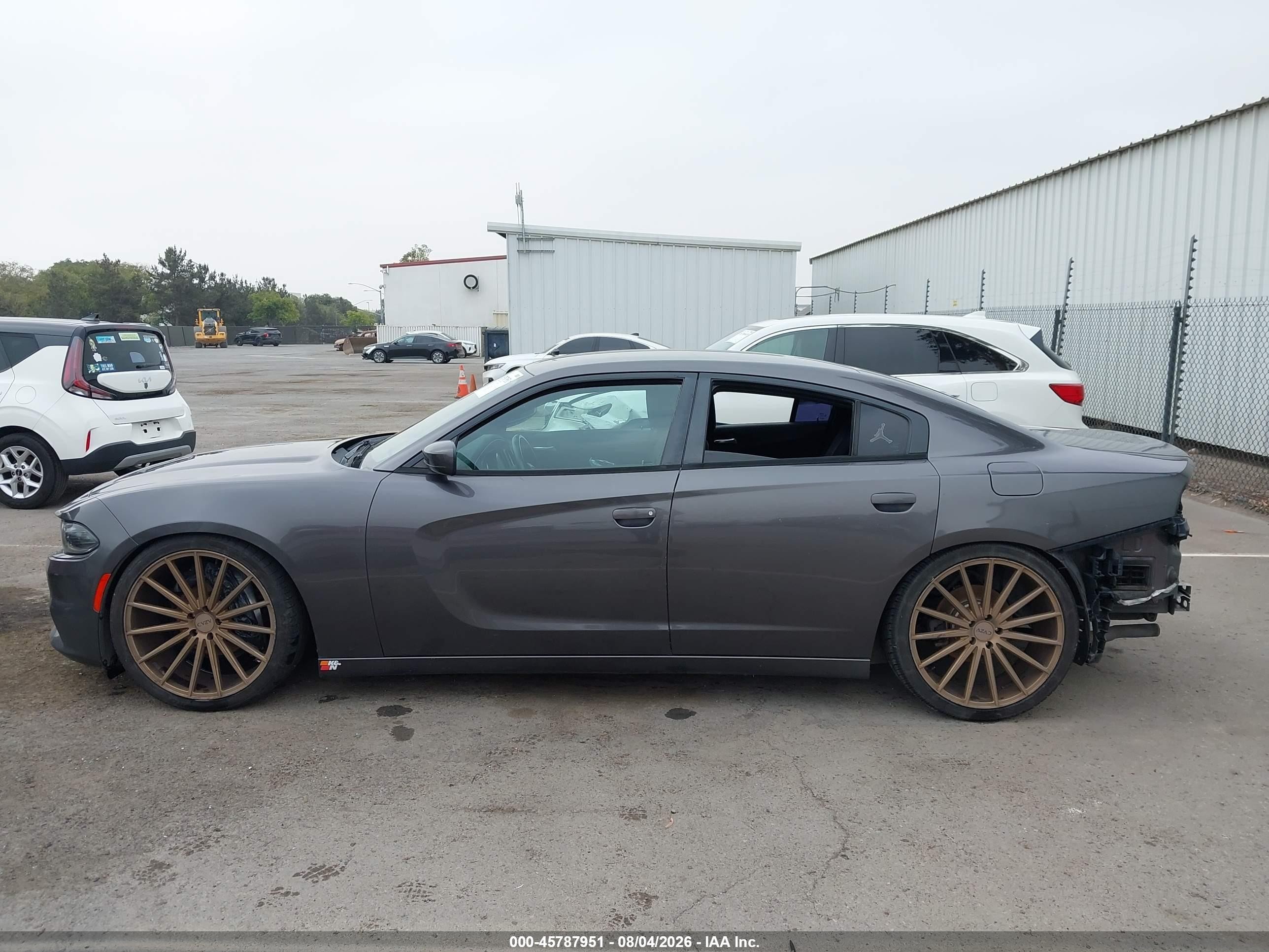 2015 Dodge Charger Se Gray vin: 2C3CDXBG7FH826650