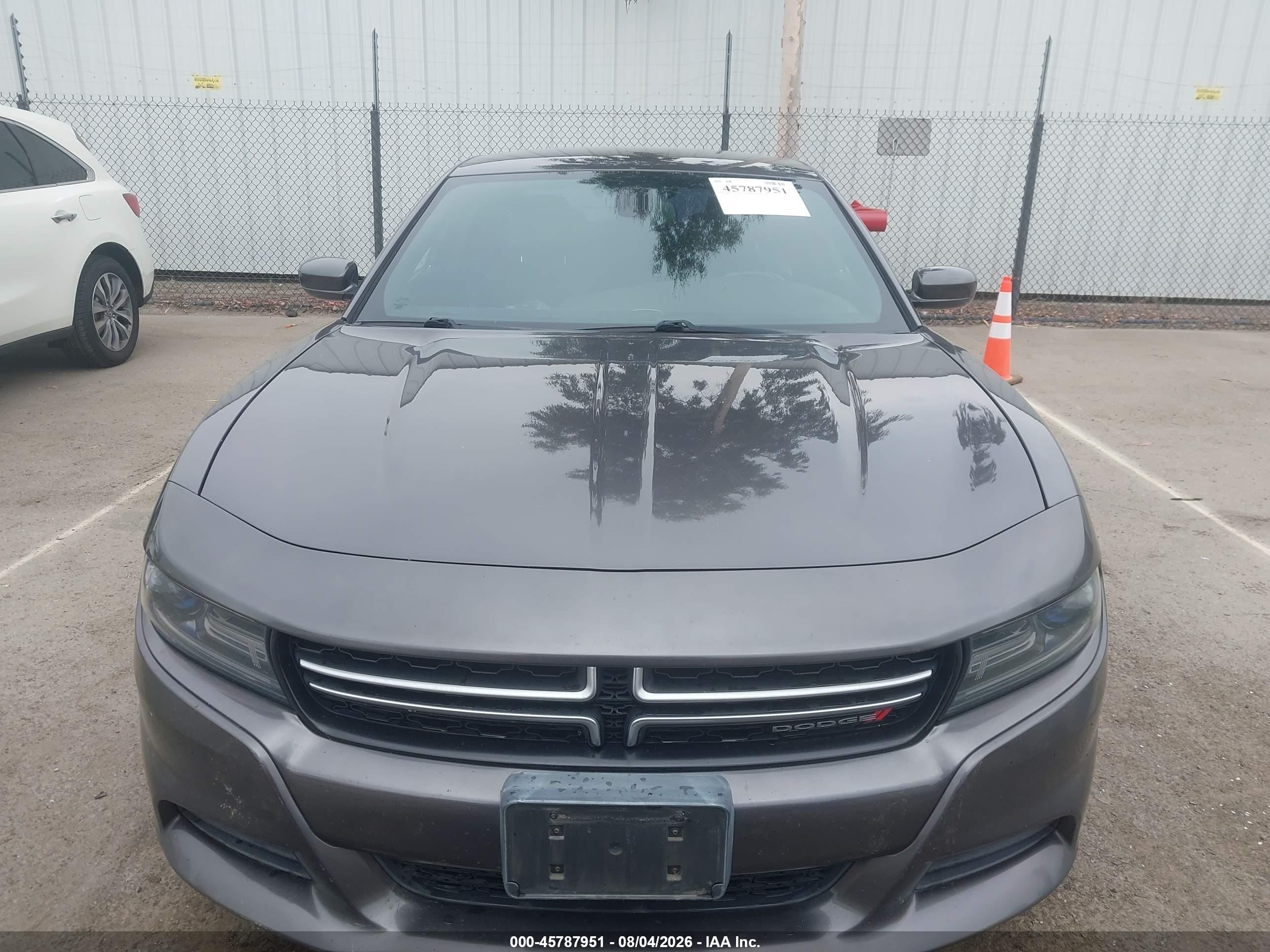 2015 Dodge Charger Se Gray vin: 2C3CDXBG7FH826650