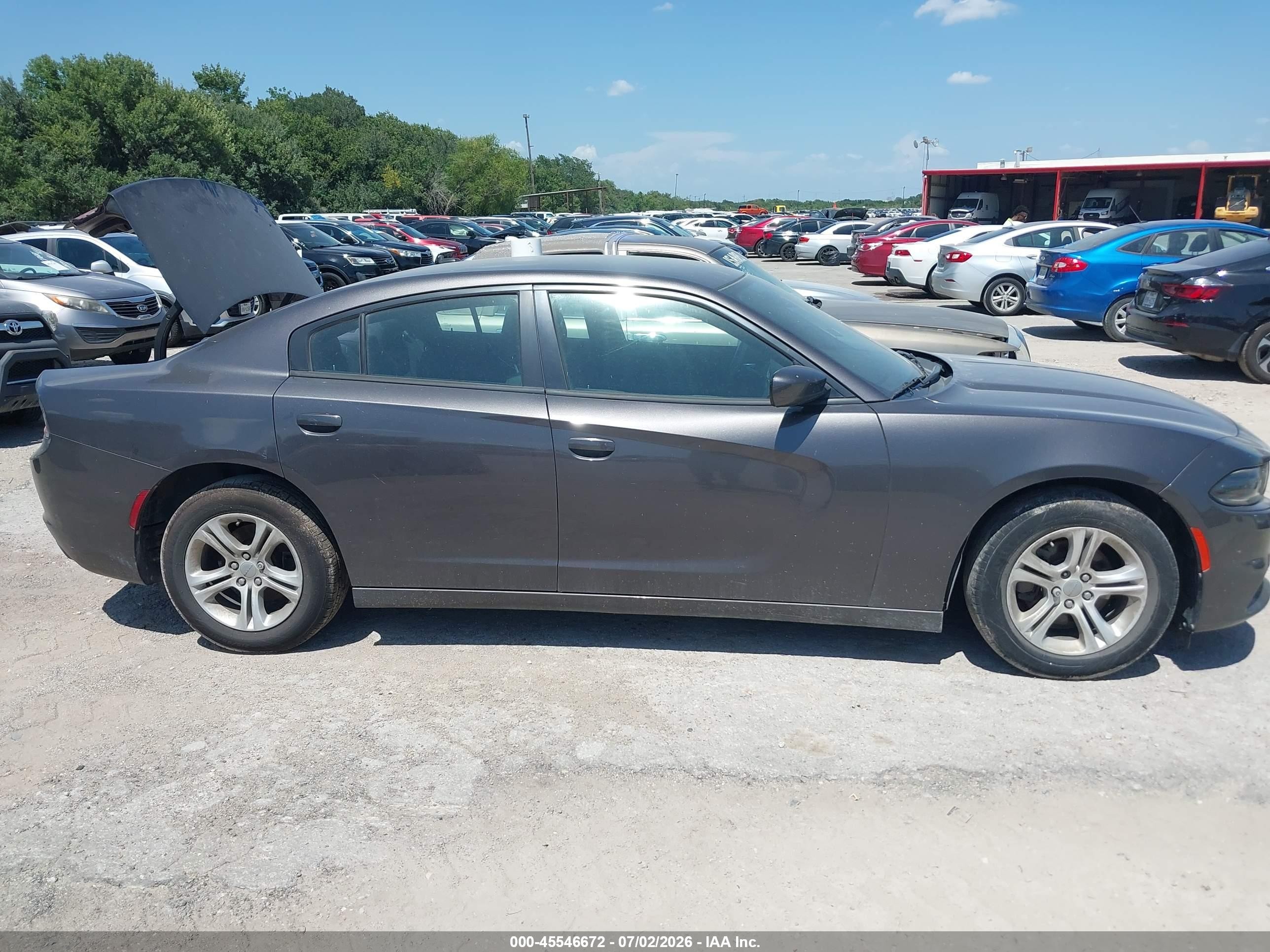 2015 Dodge Charger Se Gray vin: 2C3CDXBG7FH861950