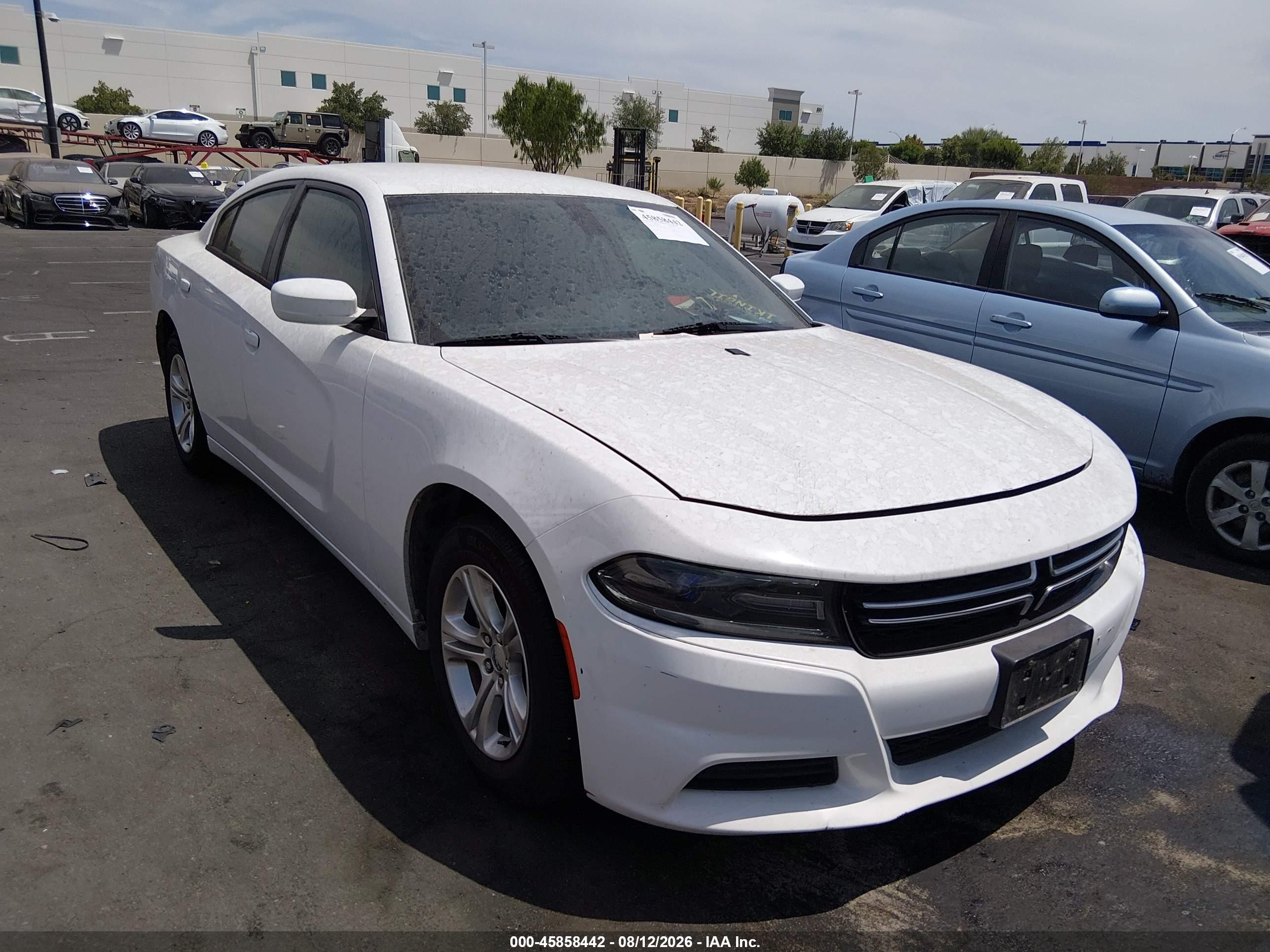2015 Dodge Charger Se White vin: 2C3CDXBG7FH893426