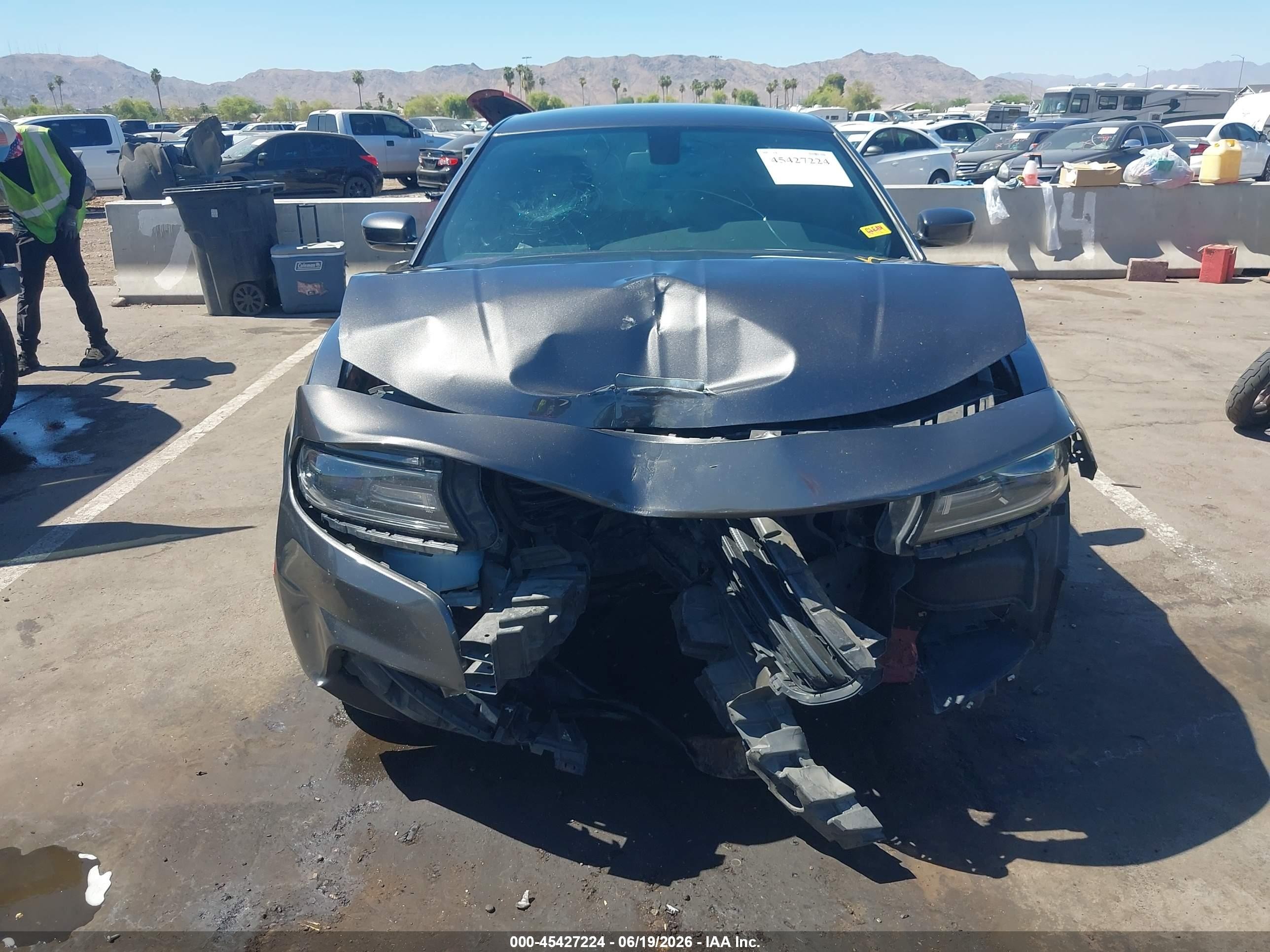 2015 Dodge Charger Se Gray vin: 2C3CDXBG7FH896715