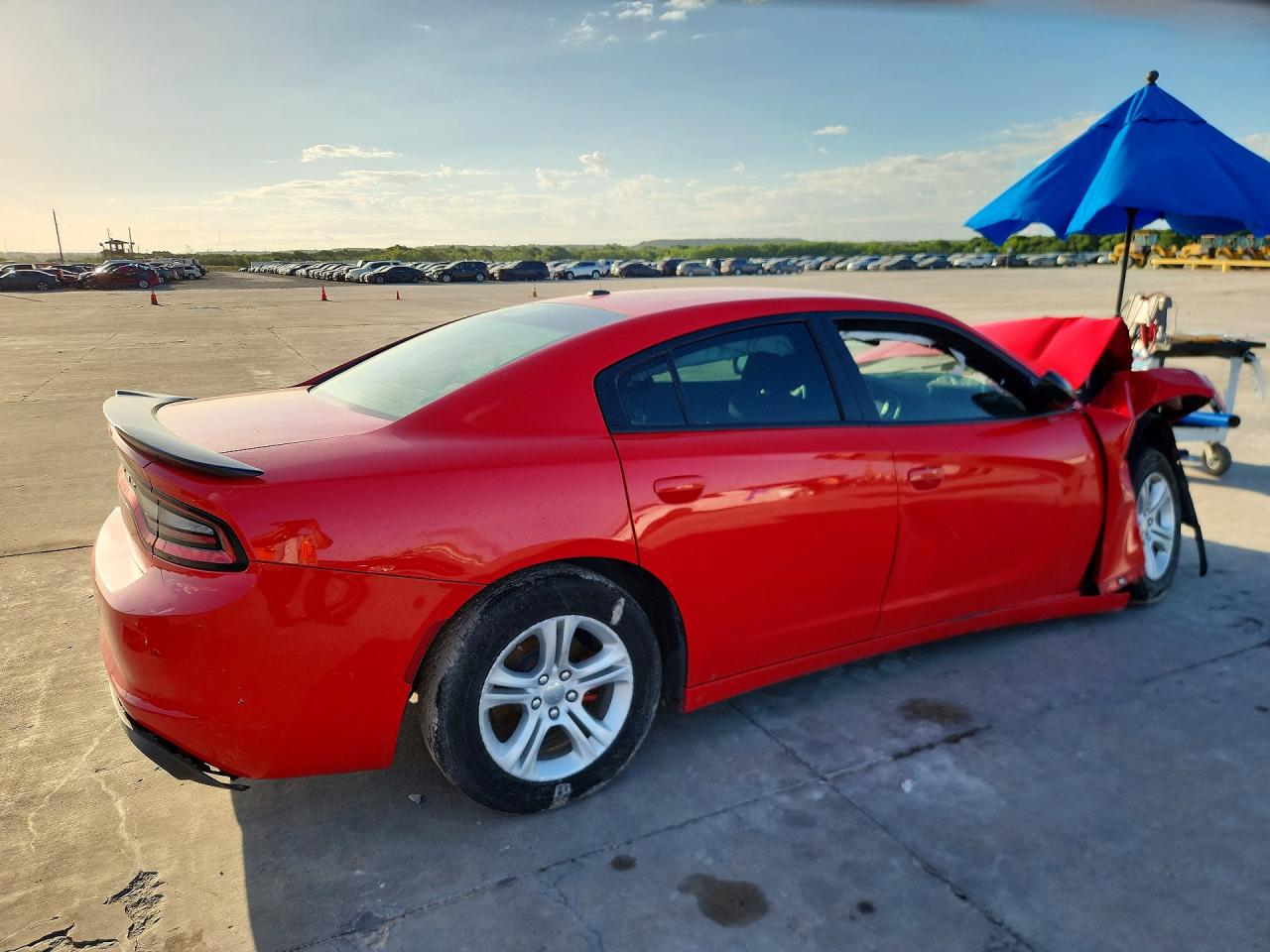 2019 Dodge Charger 2.2 Red vin: 2C3CDXBG7KH685587