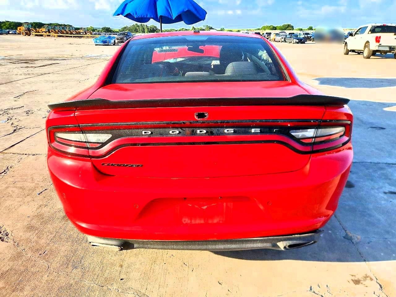 2019 Dodge Charger 2.2 Red vin: 2C3CDXBG7KH685587