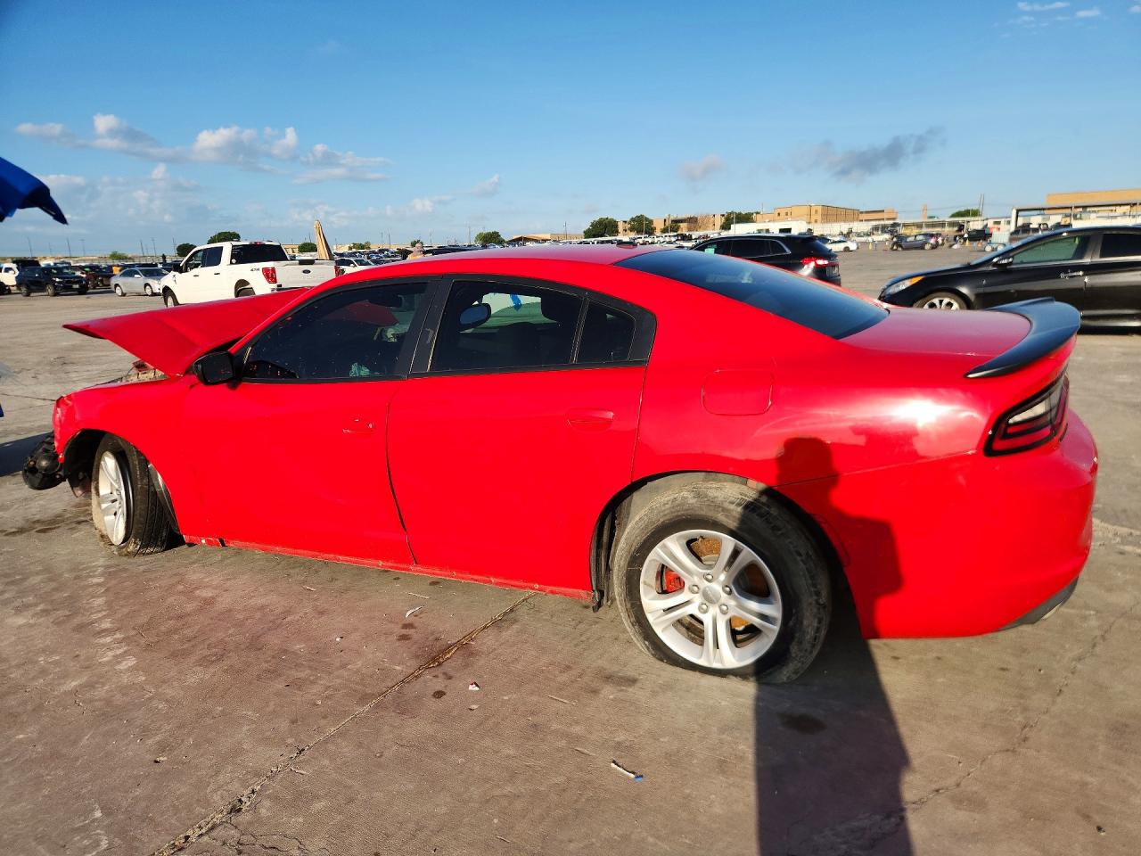 2019 Dodge Charger 2.2 Red vin: 2C3CDXBG7KH685587
