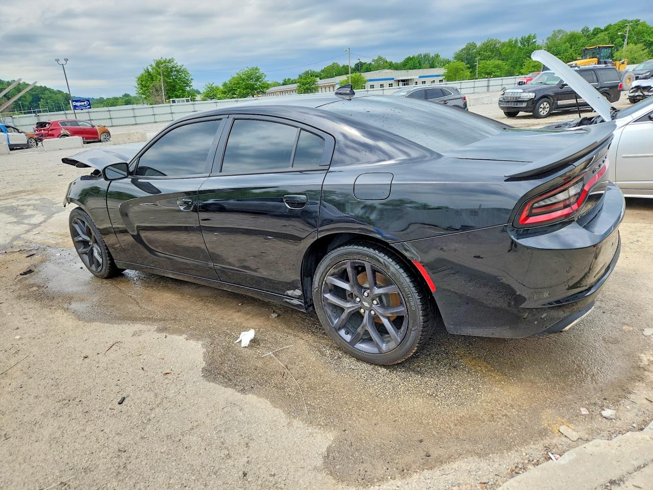 2020 Dodge Charger Sxt Black vin: 2C3CDXBG7LH136599