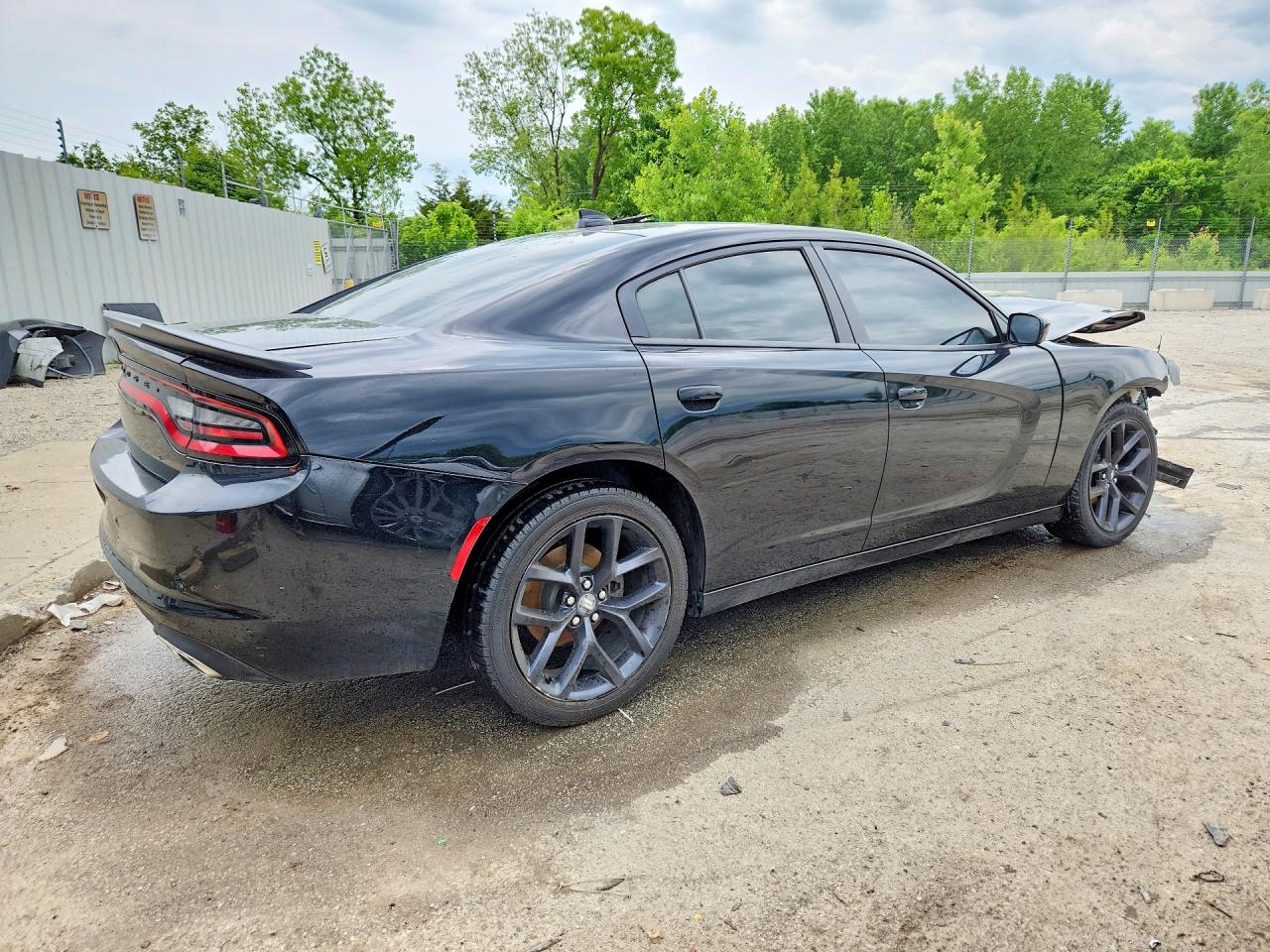 2020 Dodge Charger Sxt Black vin: 2C3CDXBG7LH136599