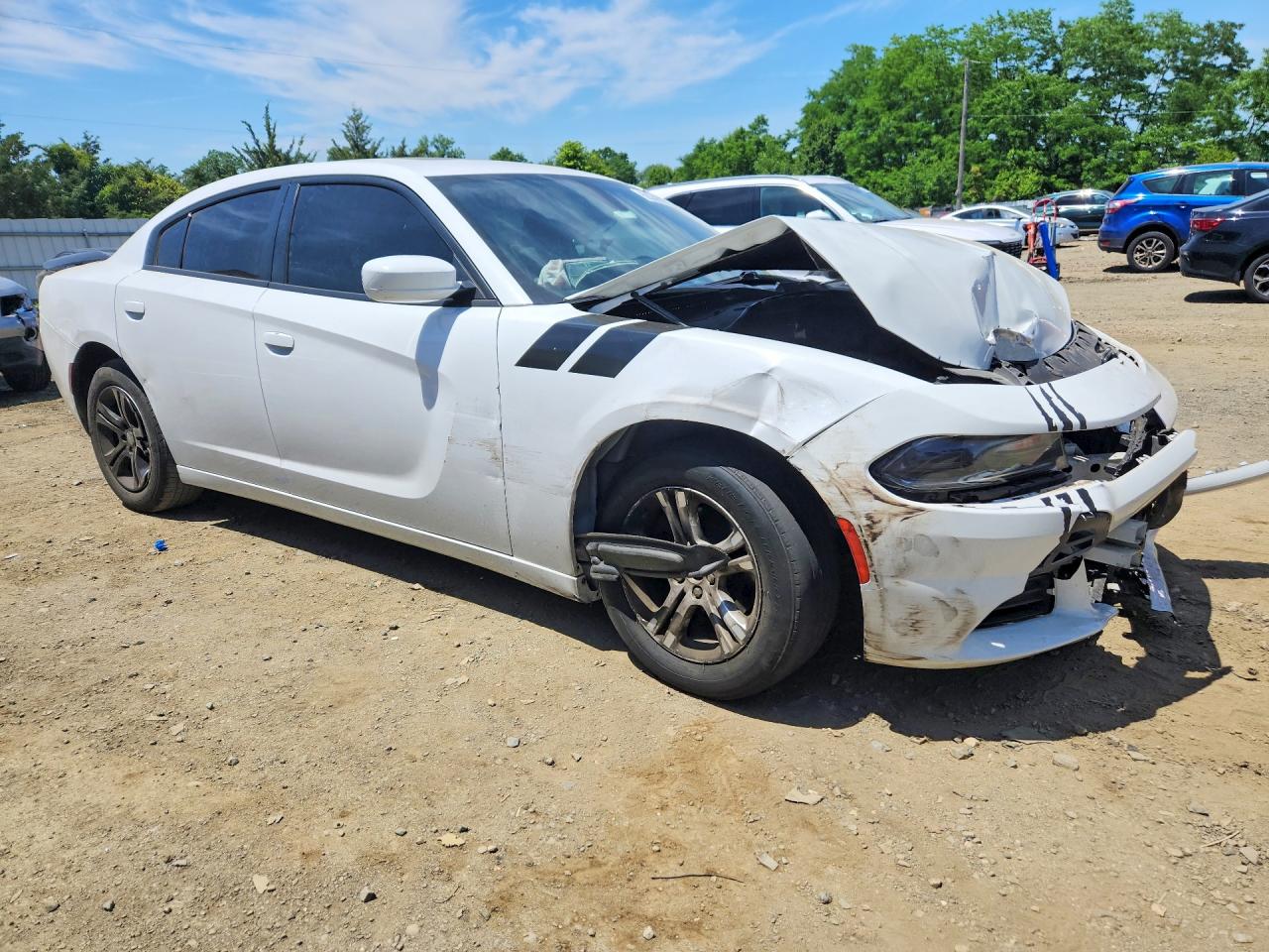 2020 Dodge Charger Sxt Белый vin: 2C3CDXBG7LH237349