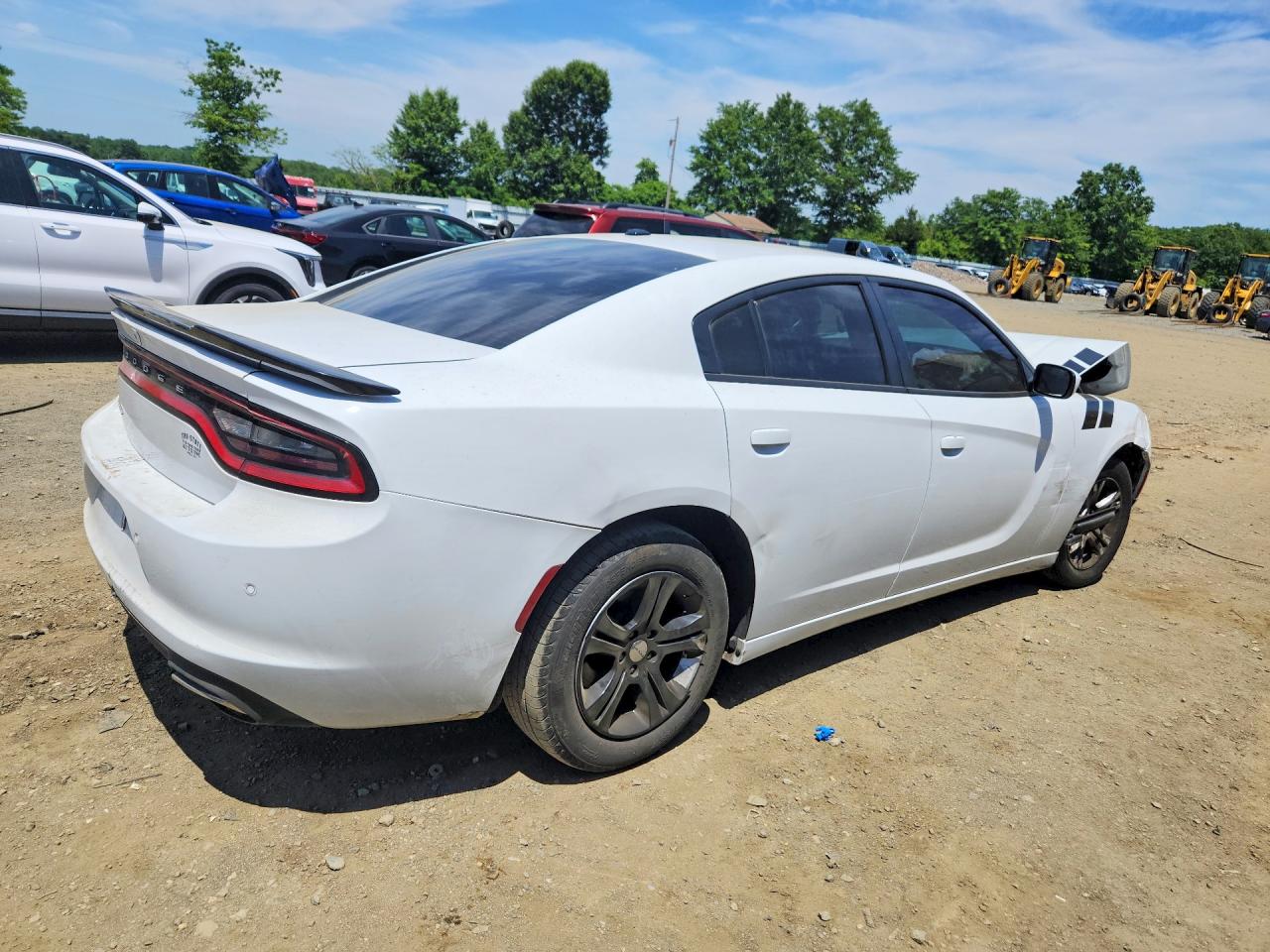 2020 Dodge Charger Sxt Белый vin: 2C3CDXBG7LH237349