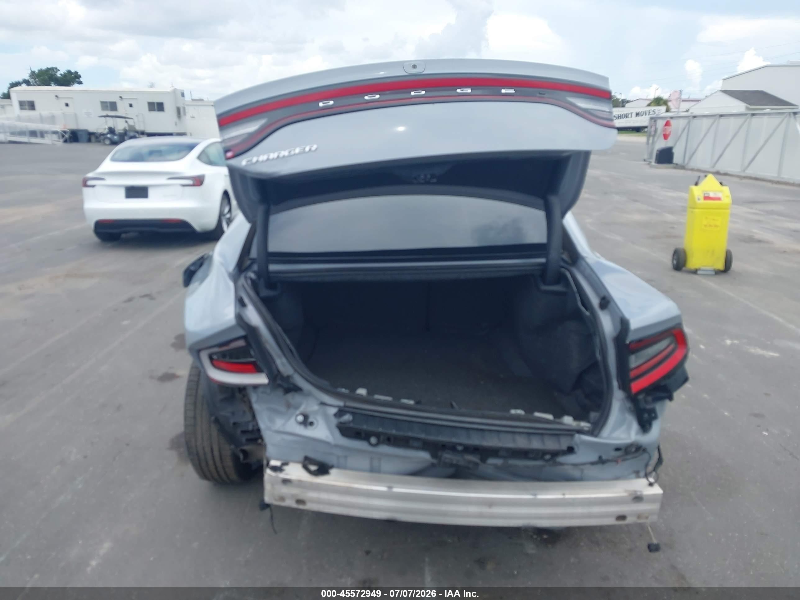 2021 Dodge Charger Sxt Rwd Серый vin: 2C3CDXBG7MH536700
