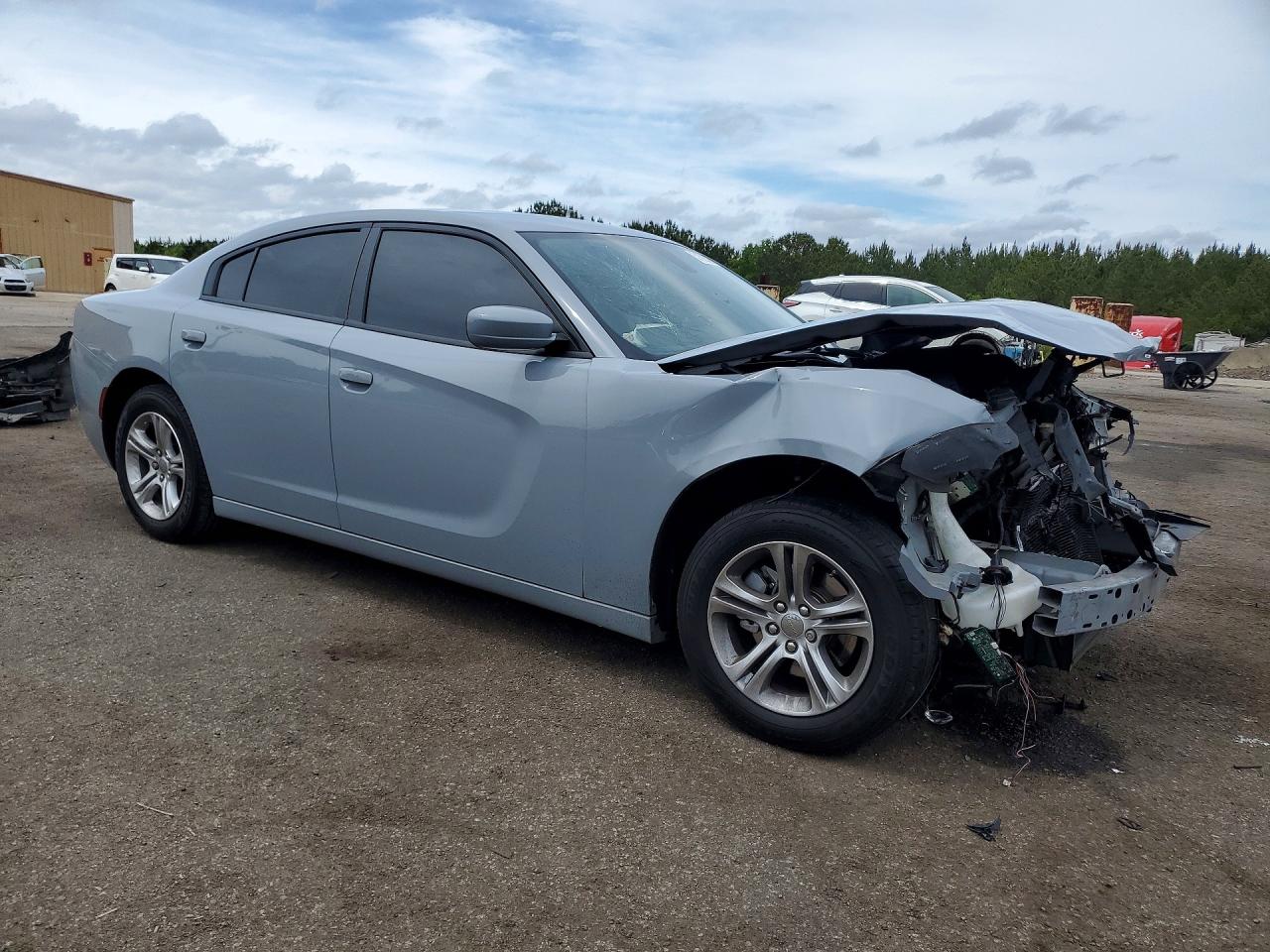 2022 Dodge Charger Sxt Серый vin: 2C3CDXBG7NH225365