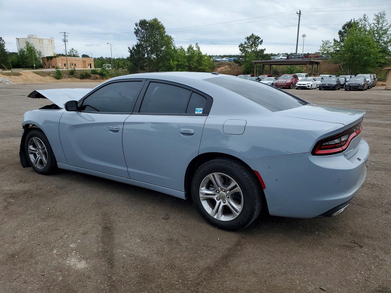 2022 Dodge Charger Sxt Серый vin: 2C3CDXBG7NH225365