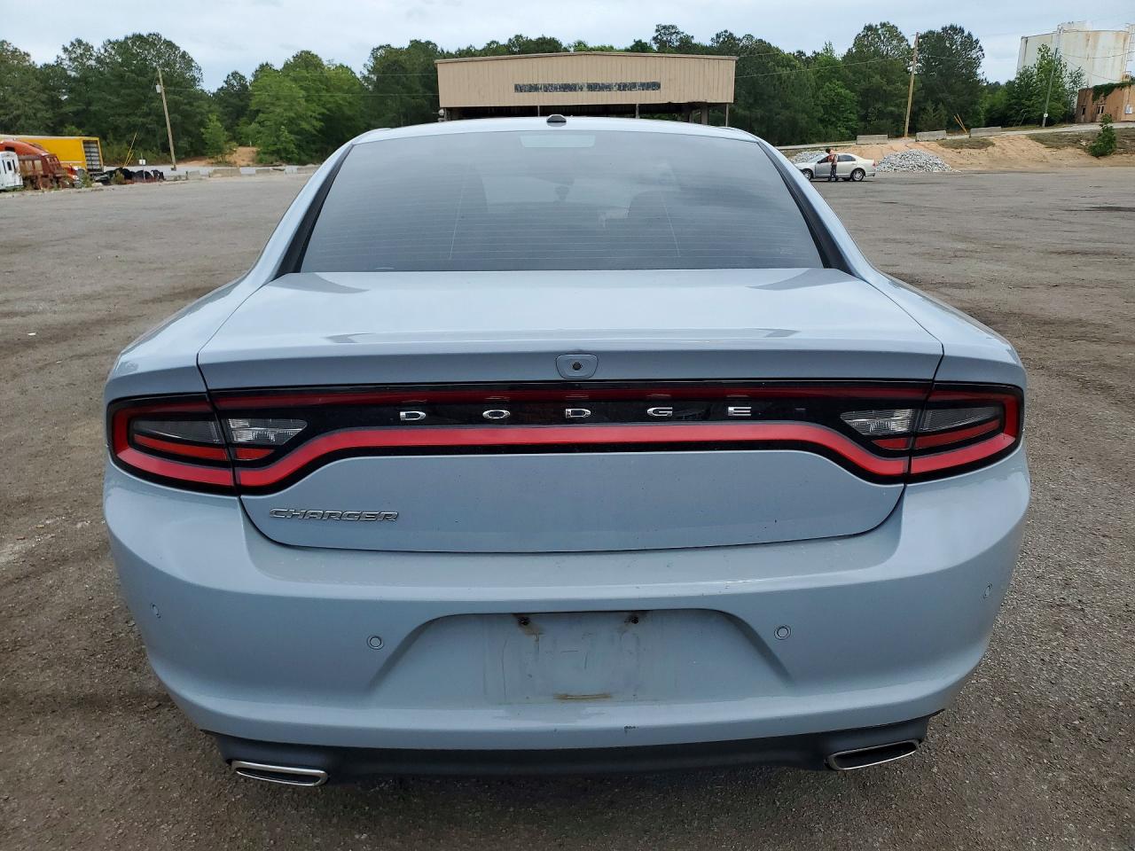 2022 Dodge Charger Sxt Серый vin: 2C3CDXBG7NH225365