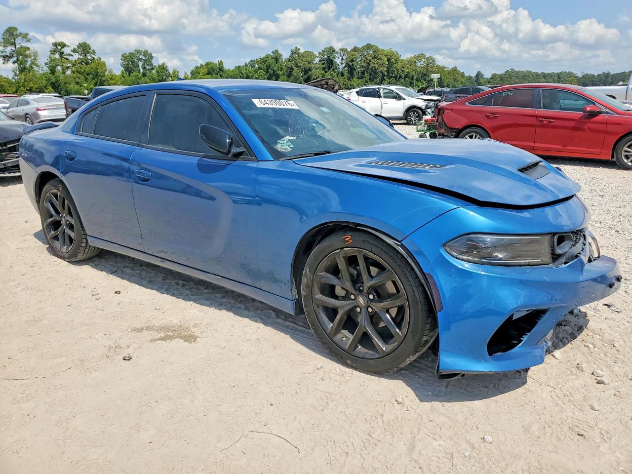 2023 Dodge Charger Sxt Синий vin: 2C3CDXBG7PH607737