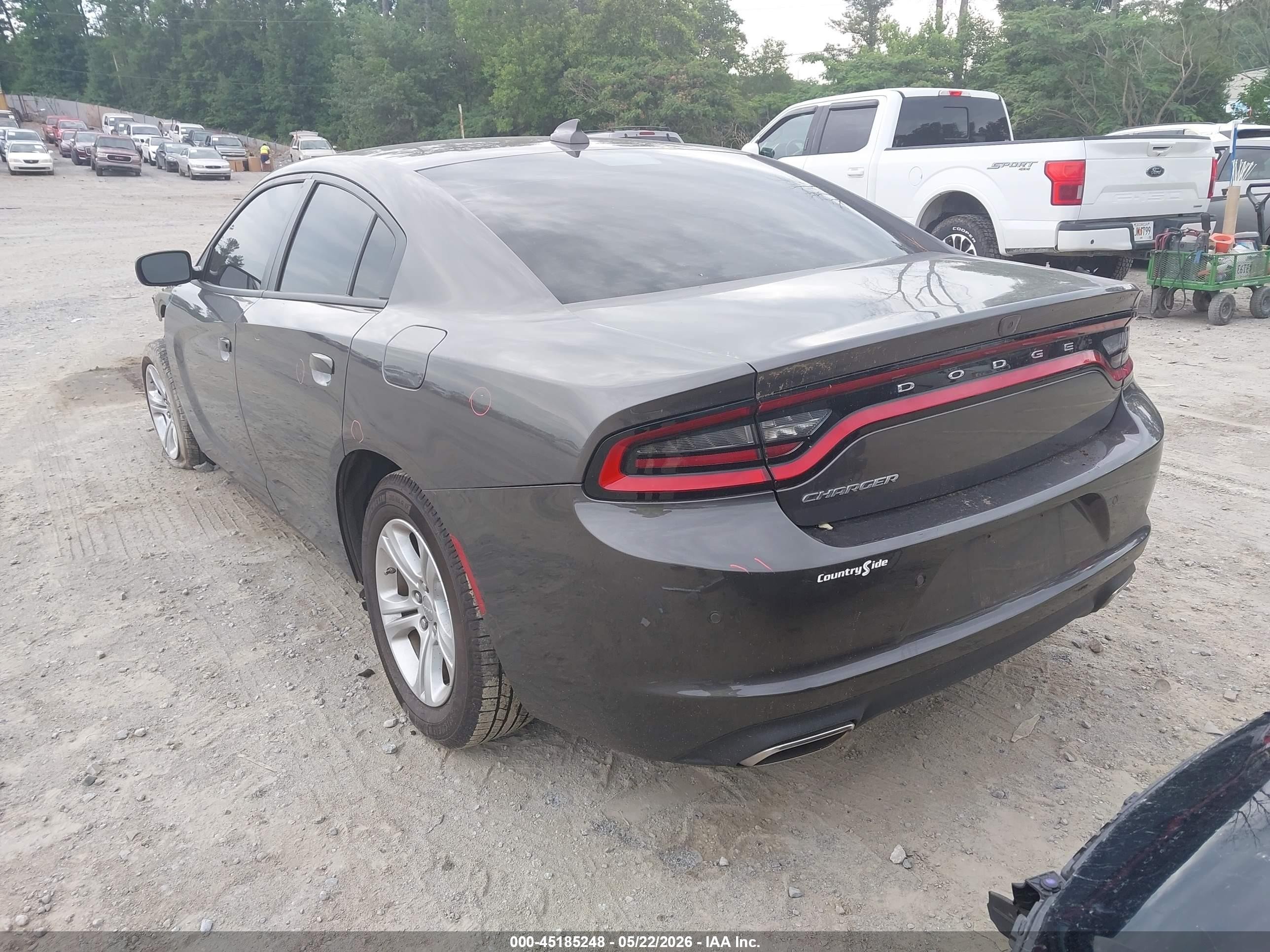 2023 Dodge Charger Sxt Gray vin: 2C3CDXBG7PH639720
