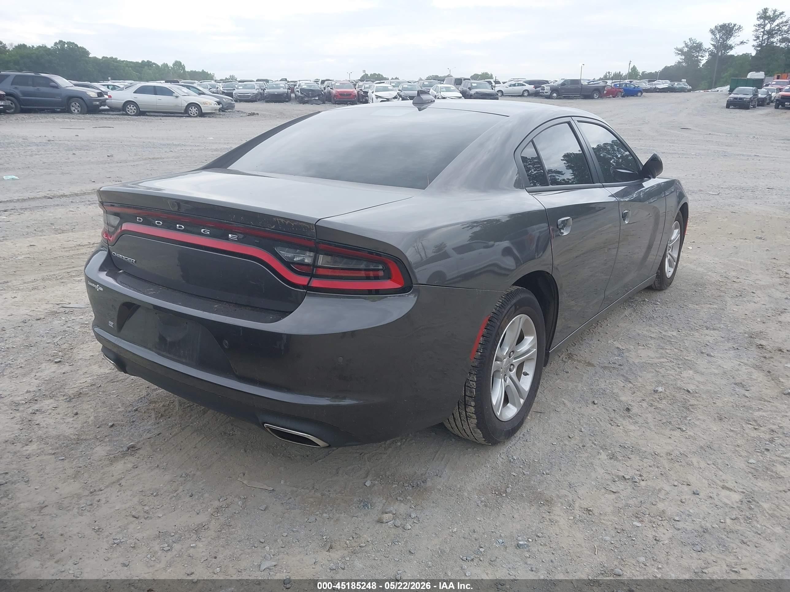 2023 Dodge Charger Sxt Gray vin: 2C3CDXBG7PH639720
