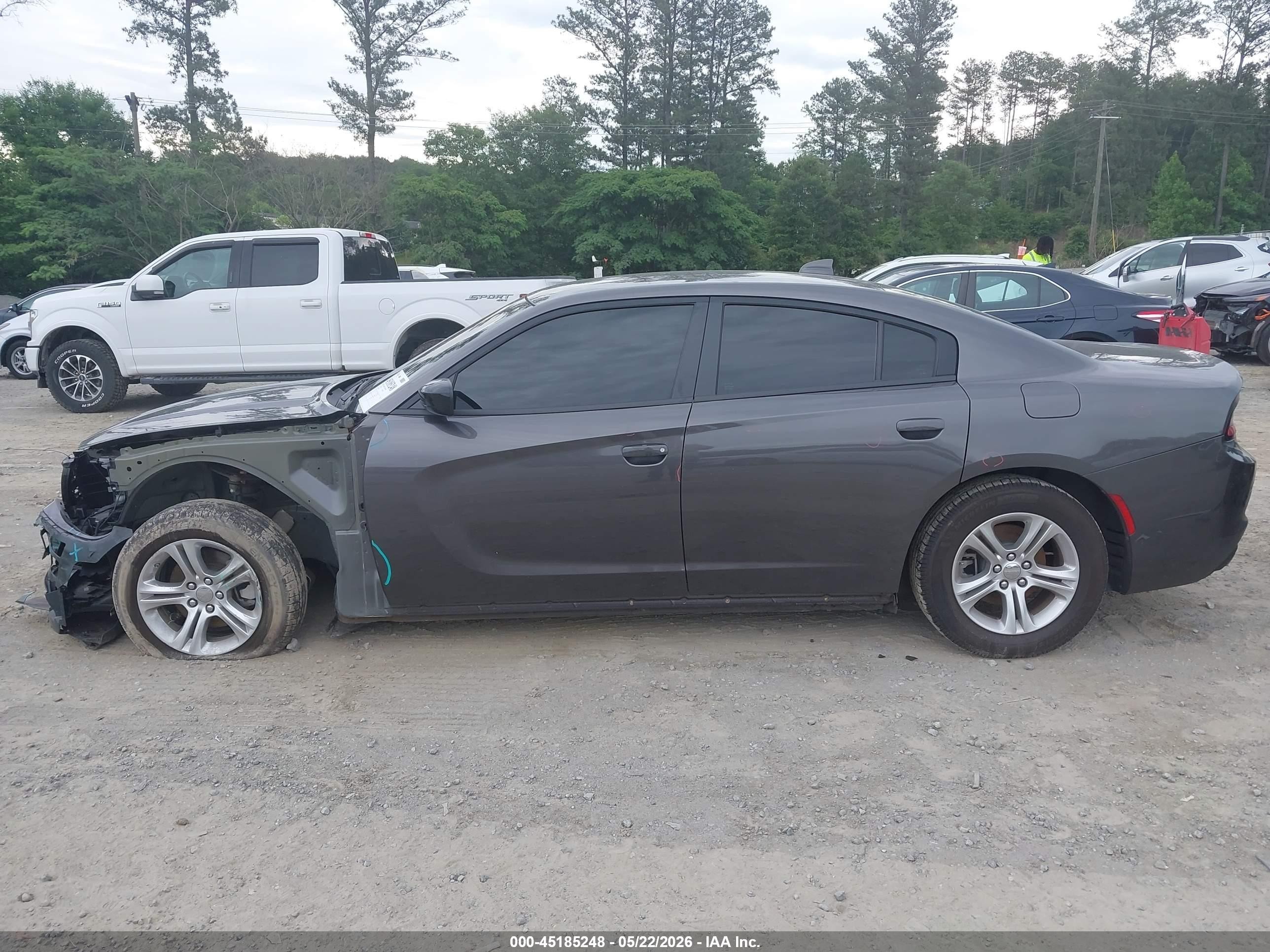 2023 Dodge Charger Sxt Gray vin: 2C3CDXBG7PH639720