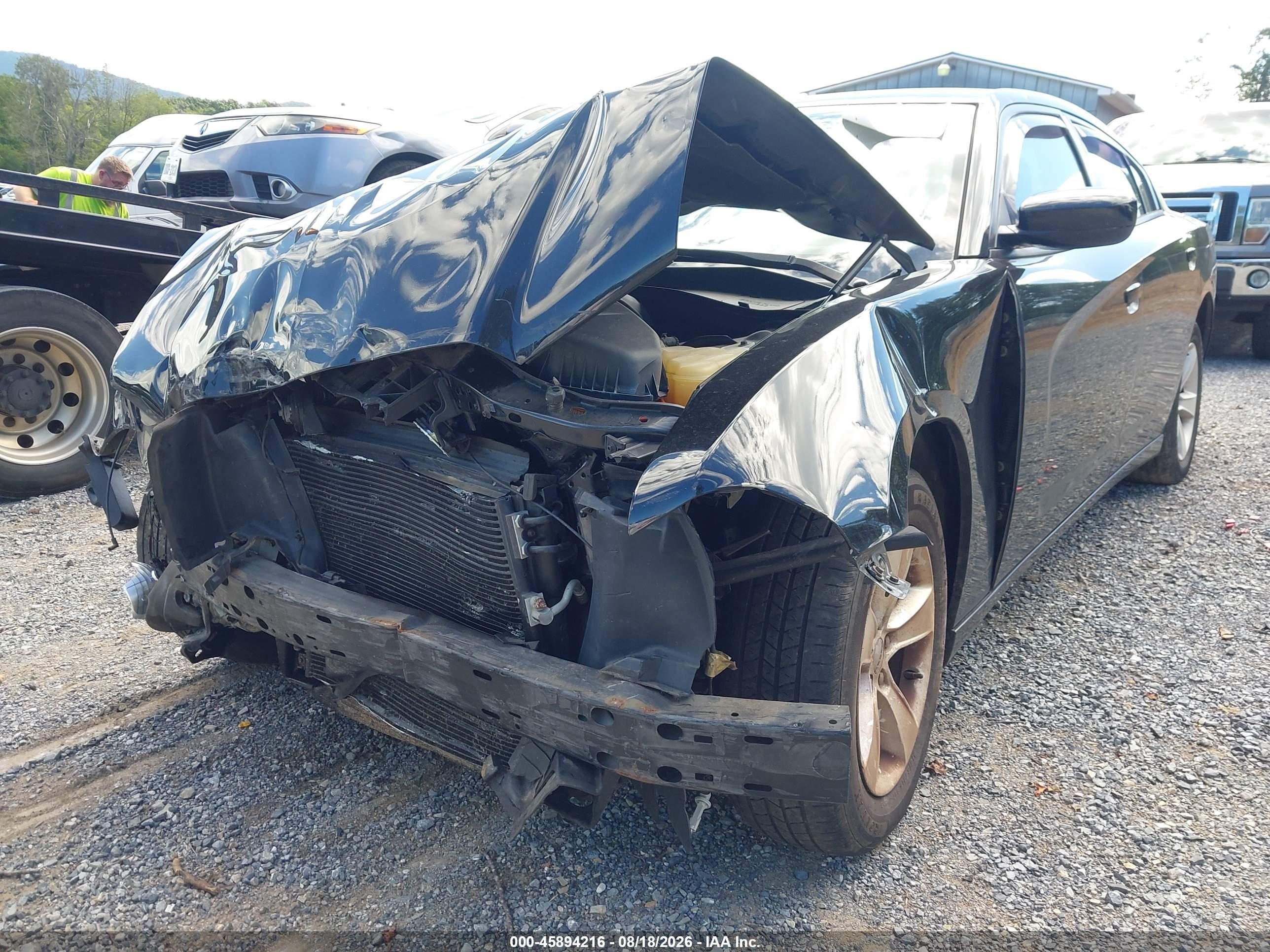 2012 Dodge Charger Se Black vin: 2C3CDXBG8CH158630