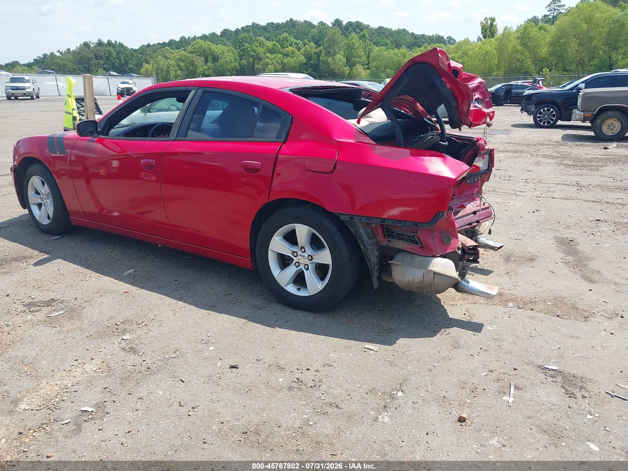2012 Dodge Charger Se Burgundy vin: 2C3CDXBG8CH202416