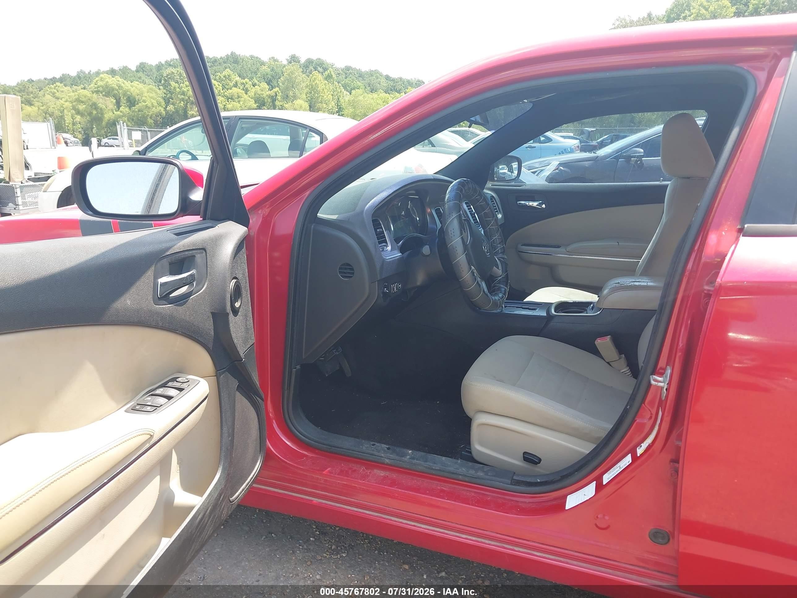2012 Dodge Charger Se Burgundy vin: 2C3CDXBG8CH202416