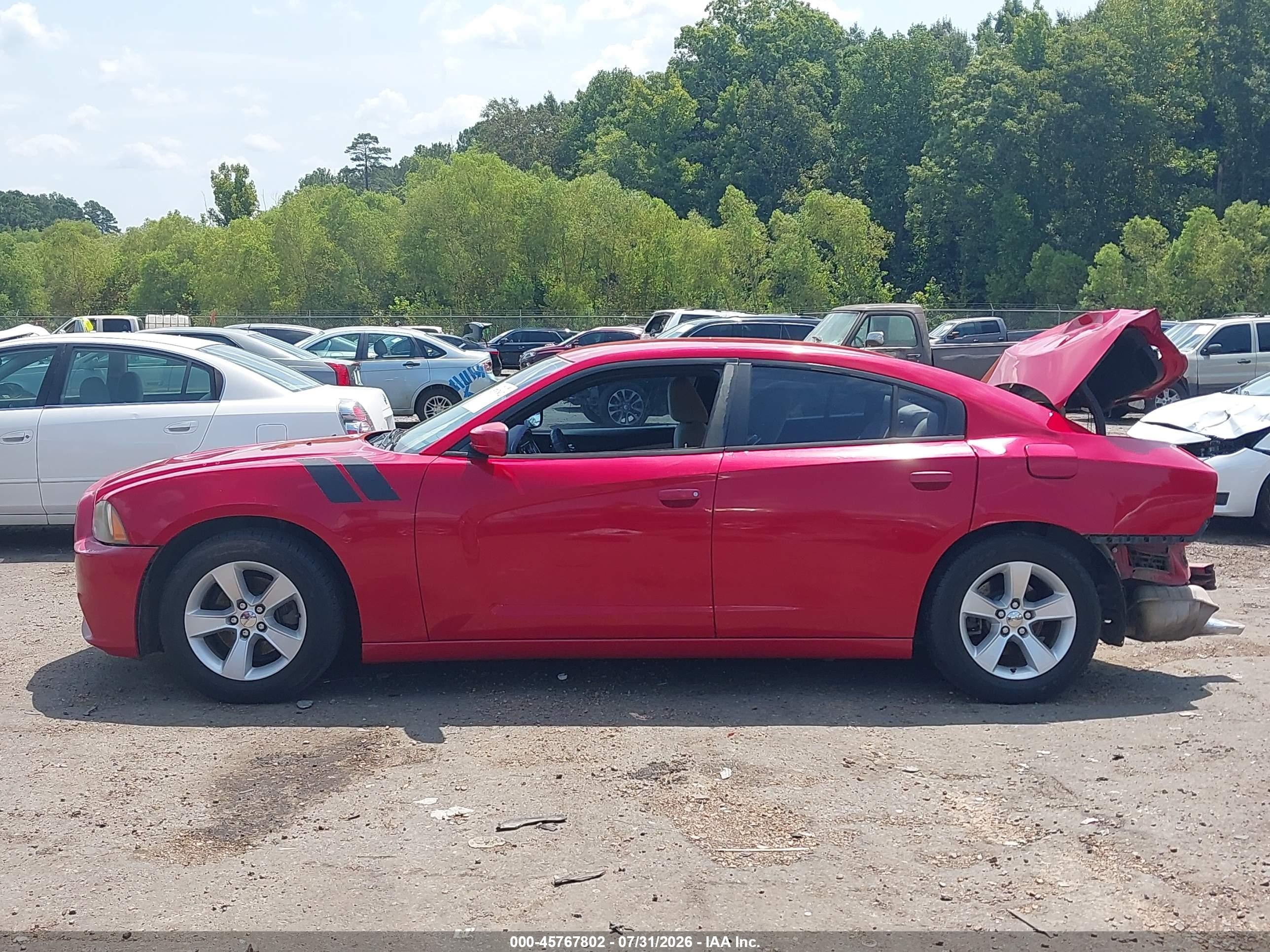 2012 Dodge Charger Se Burgundy vin: 2C3CDXBG8CH202416