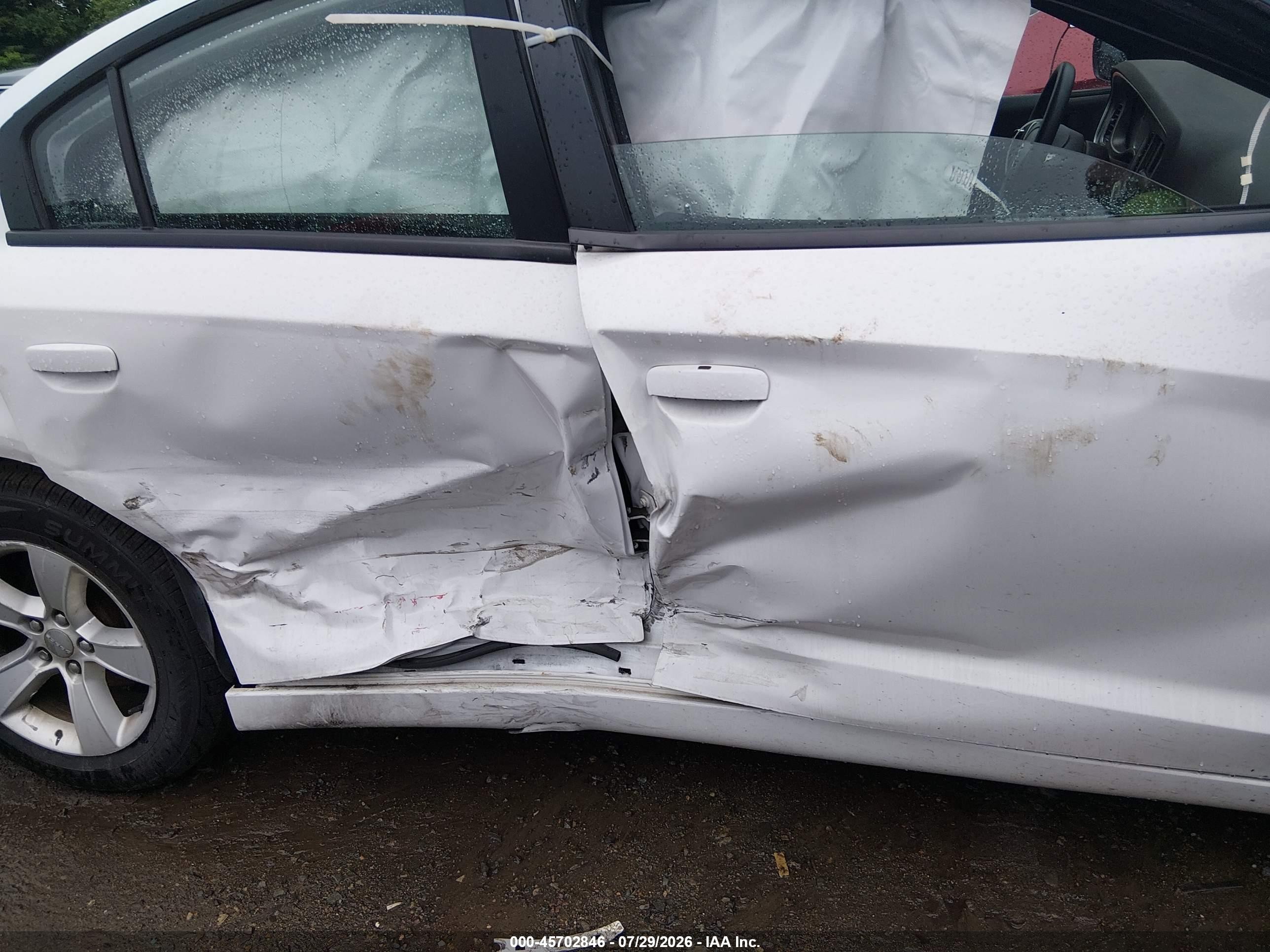 2012 Dodge Charger Se White vin: 2C3CDXBG8CH203842