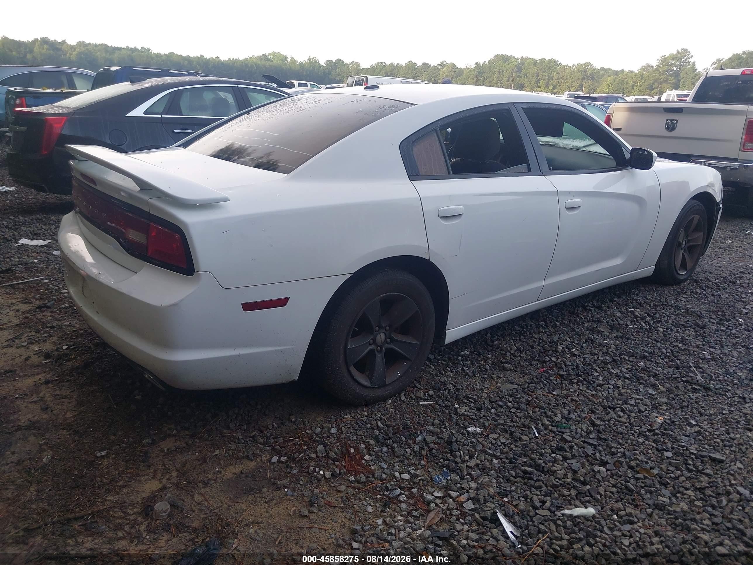 2012 Dodge Charger Se Белый vin: 2C3CDXBG8CH212038