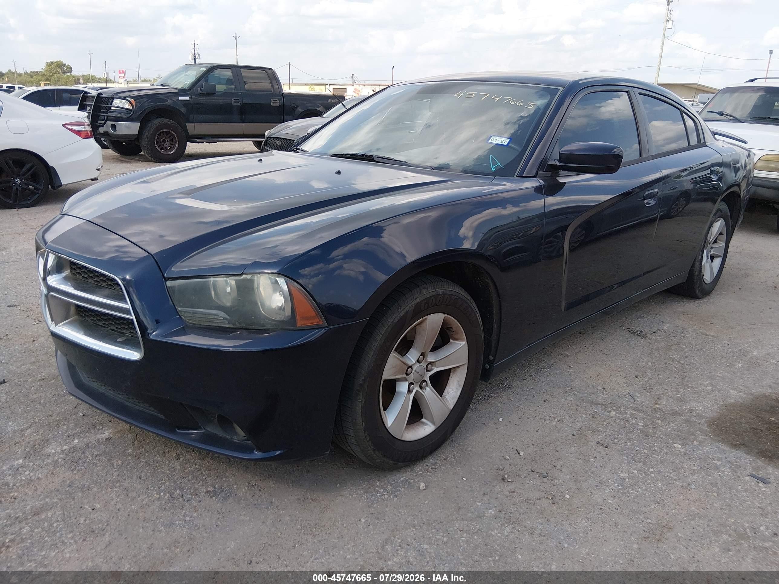 2012 Dodge Charger Se Navy vin: 2C3CDXBG8CH215585