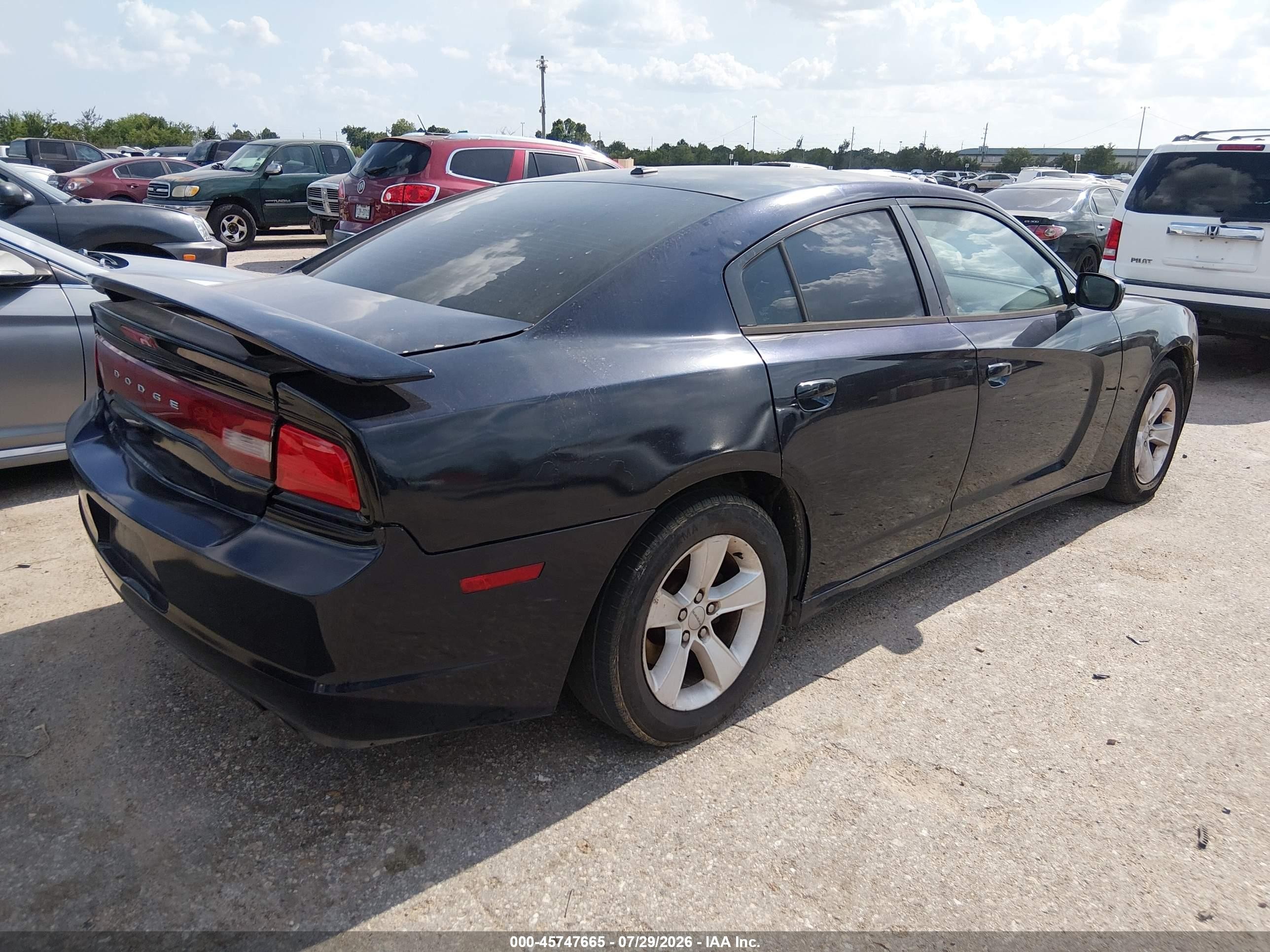 2012 Dodge Charger Se Navy vin: 2C3CDXBG8CH215585