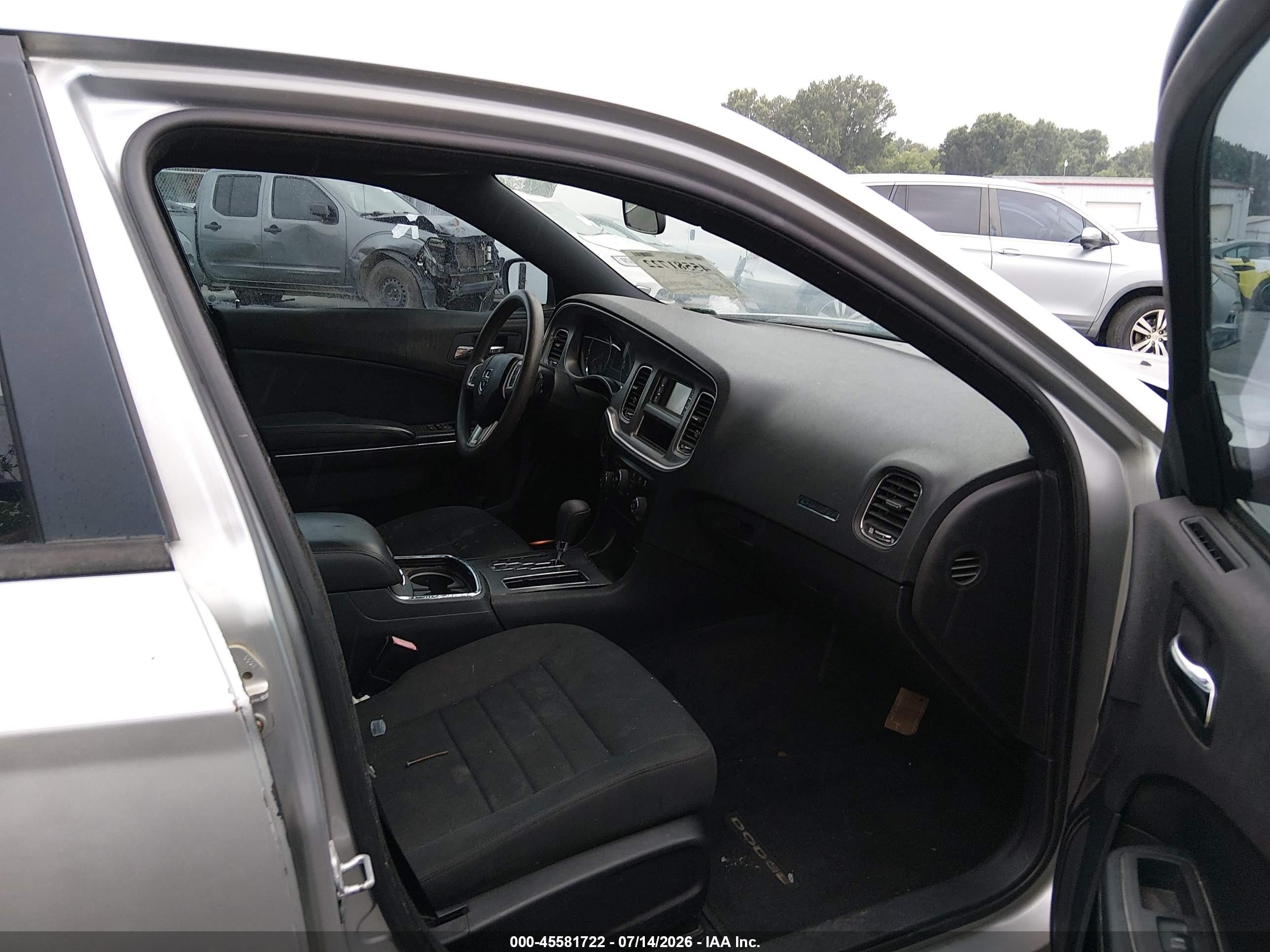 2012 Dodge Charger Se Silver vin: 2C3CDXBG8CH219121