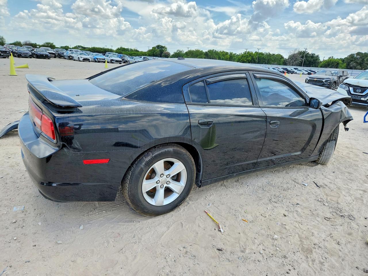 2013 Dodge Charger Se Black vin: 2C3CDXBG8DH550377