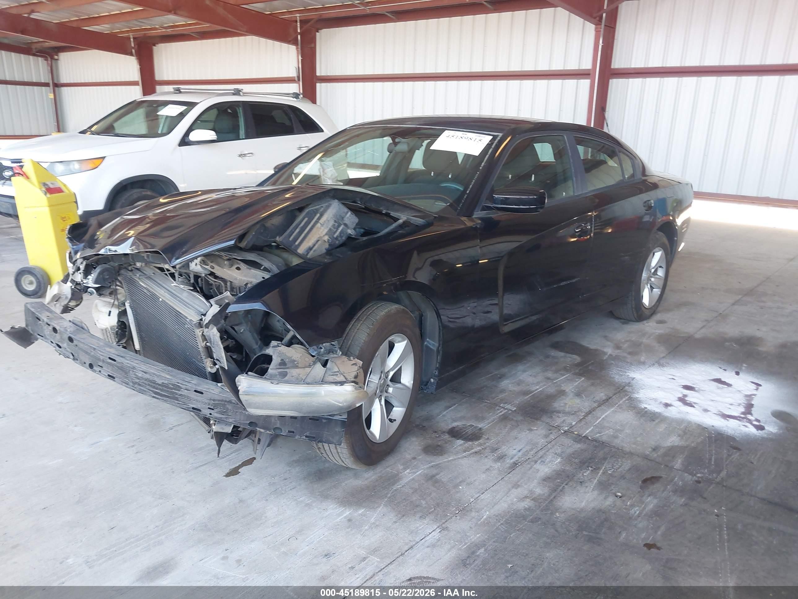 2013 Dodge Charger Se Black vin: 2C3CDXBG8DH636885