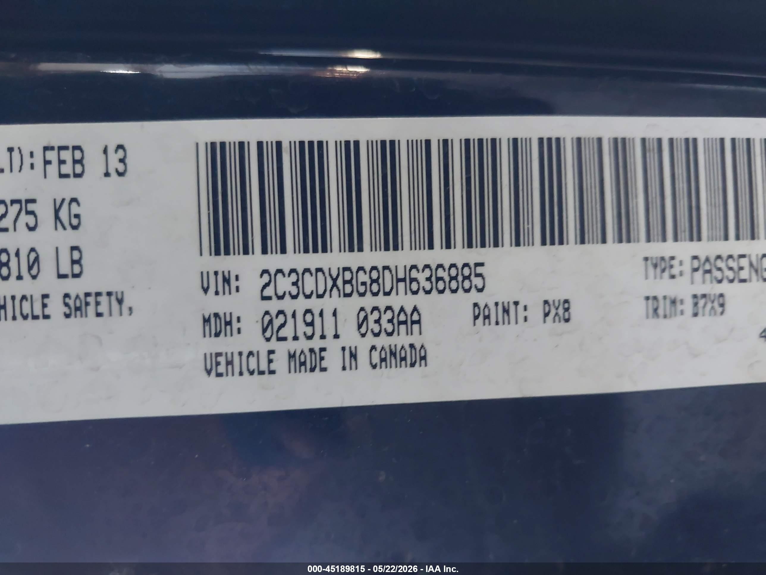 2013 Dodge Charger Se Black vin: 2C3CDXBG8DH636885