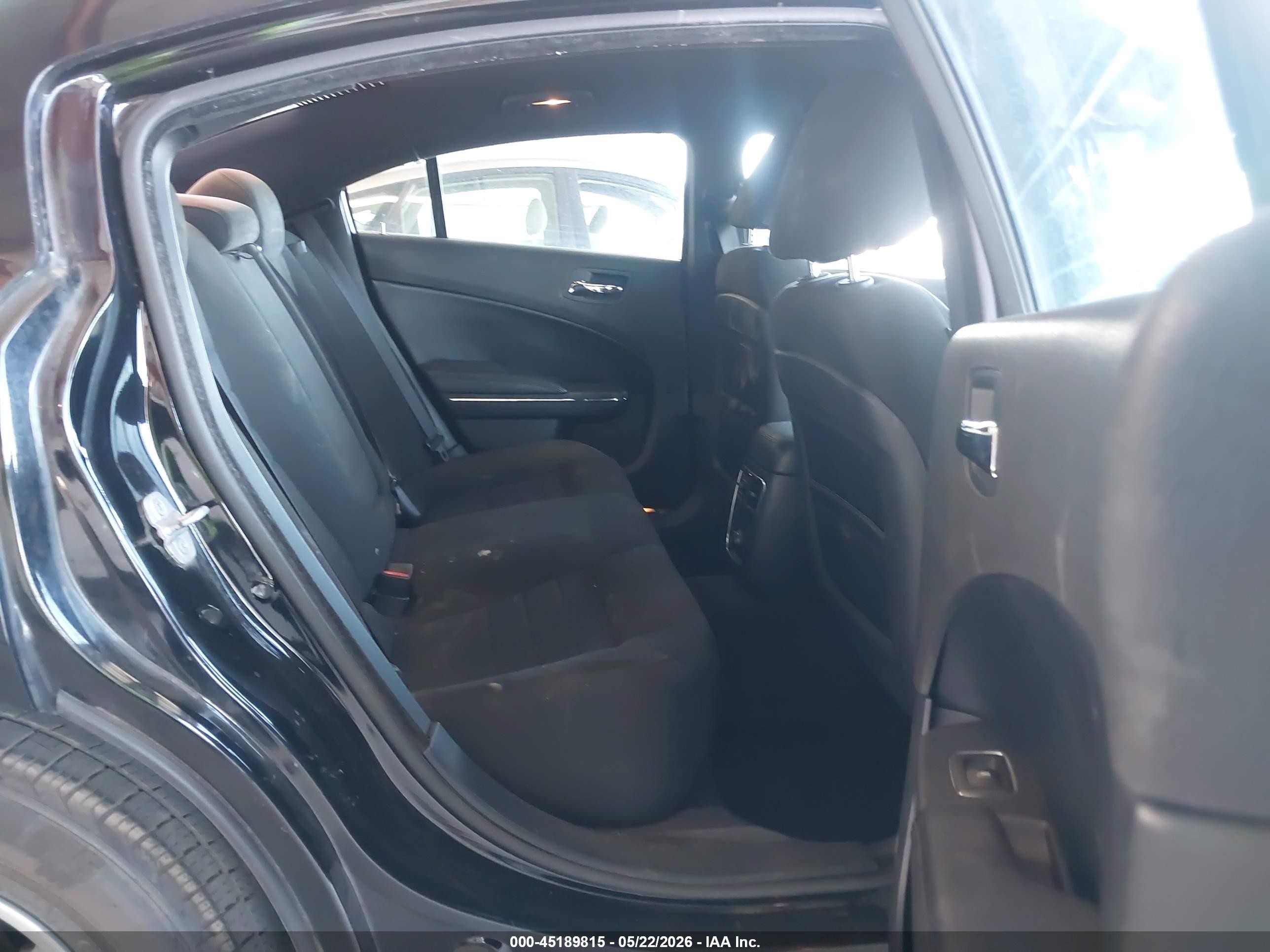 2013 Dodge Charger Se Black vin: 2C3CDXBG8DH636885
