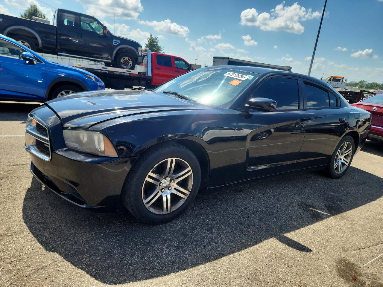 2013 Dodge Charger Se Black vin: 2C3CDXBG8DH639351