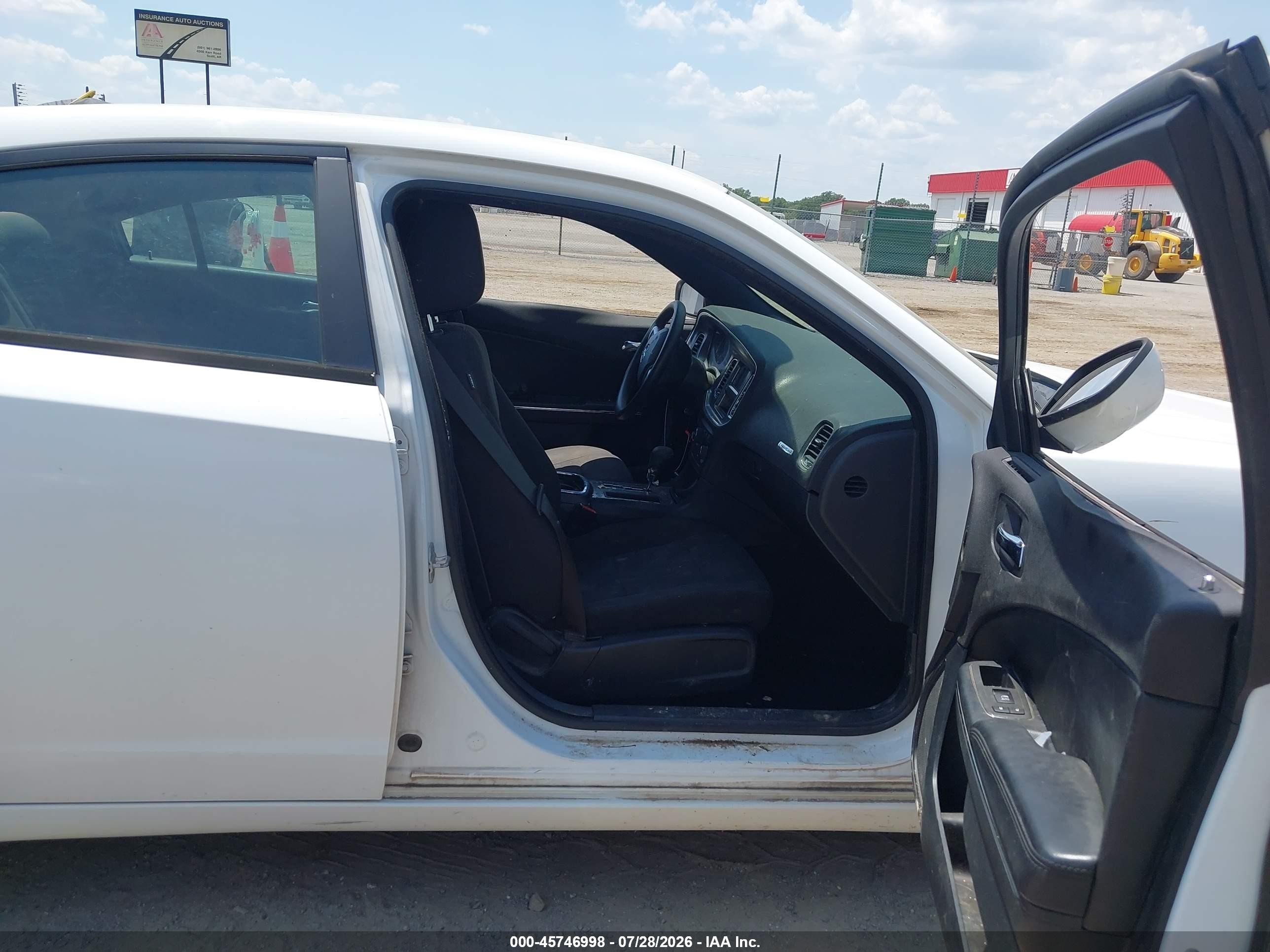 2014 Dodge Charger Se White vin: 2C3CDXBG8EH112945