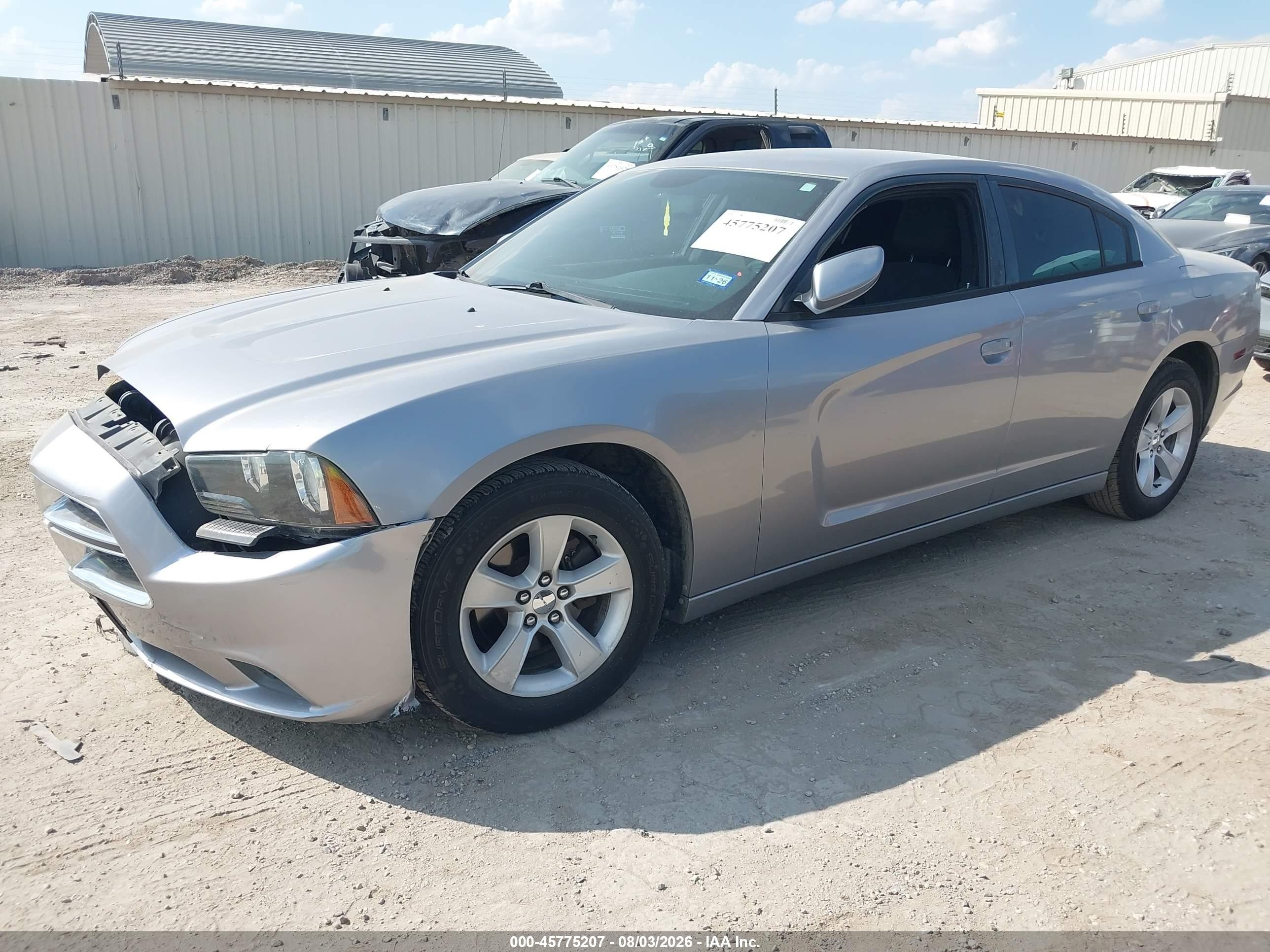 2014 Dodge Charger Se Silver vin: 2C3CDXBG8EH114176