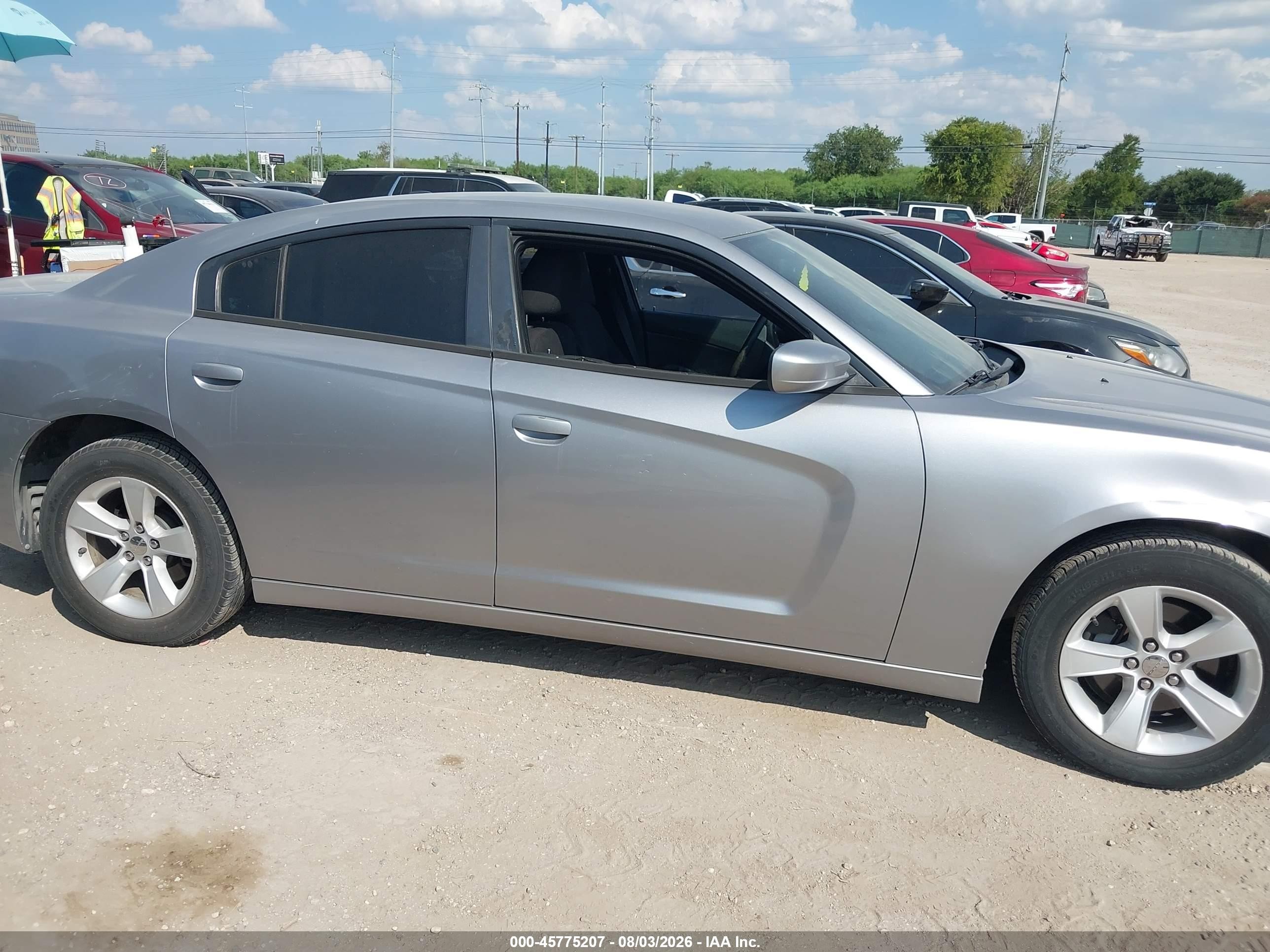2014 Dodge Charger Se Silver vin: 2C3CDXBG8EH114176