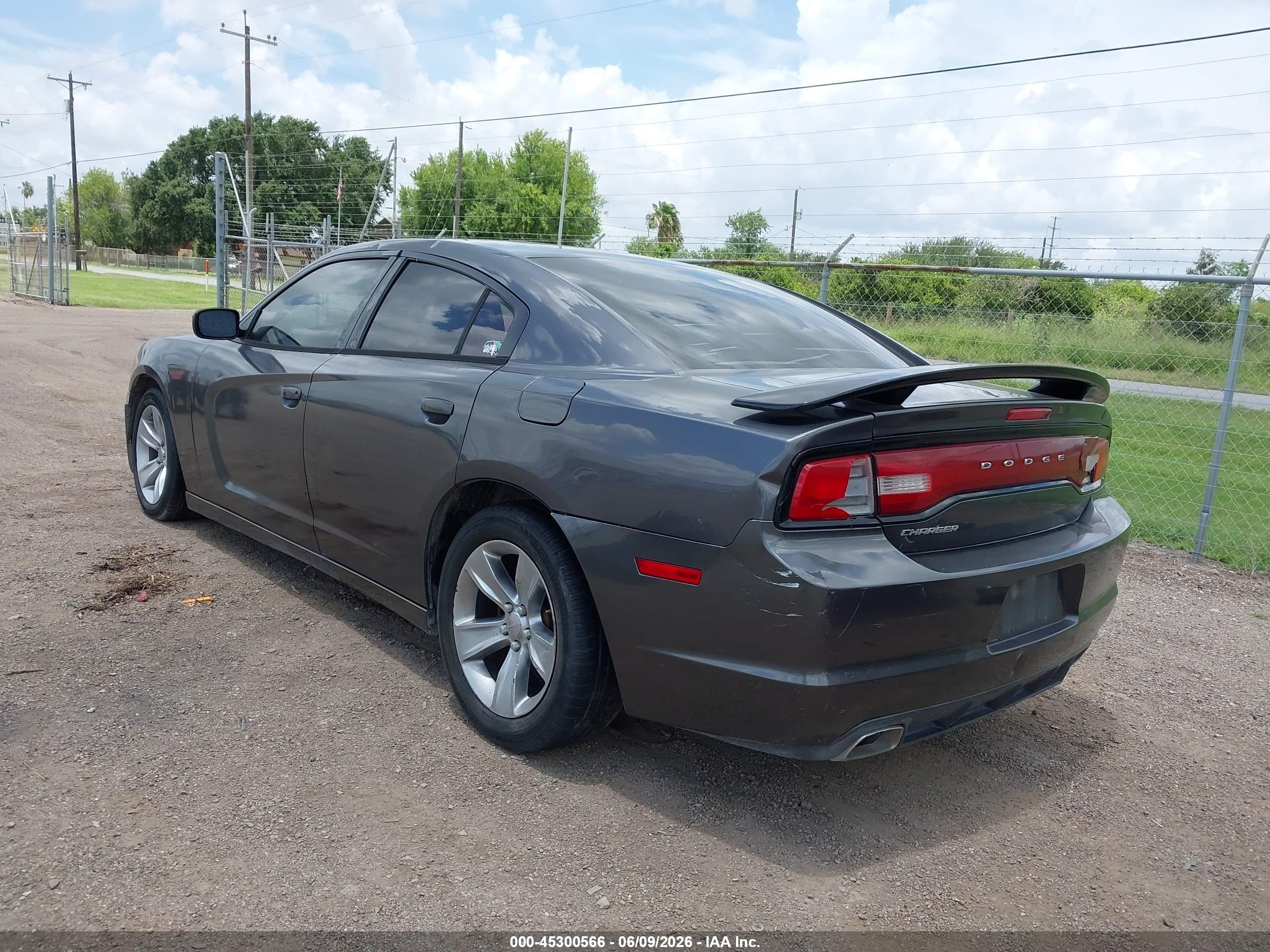 2014 Dodge Charger Se Gray vin: 2C3CDXBG8EH173812