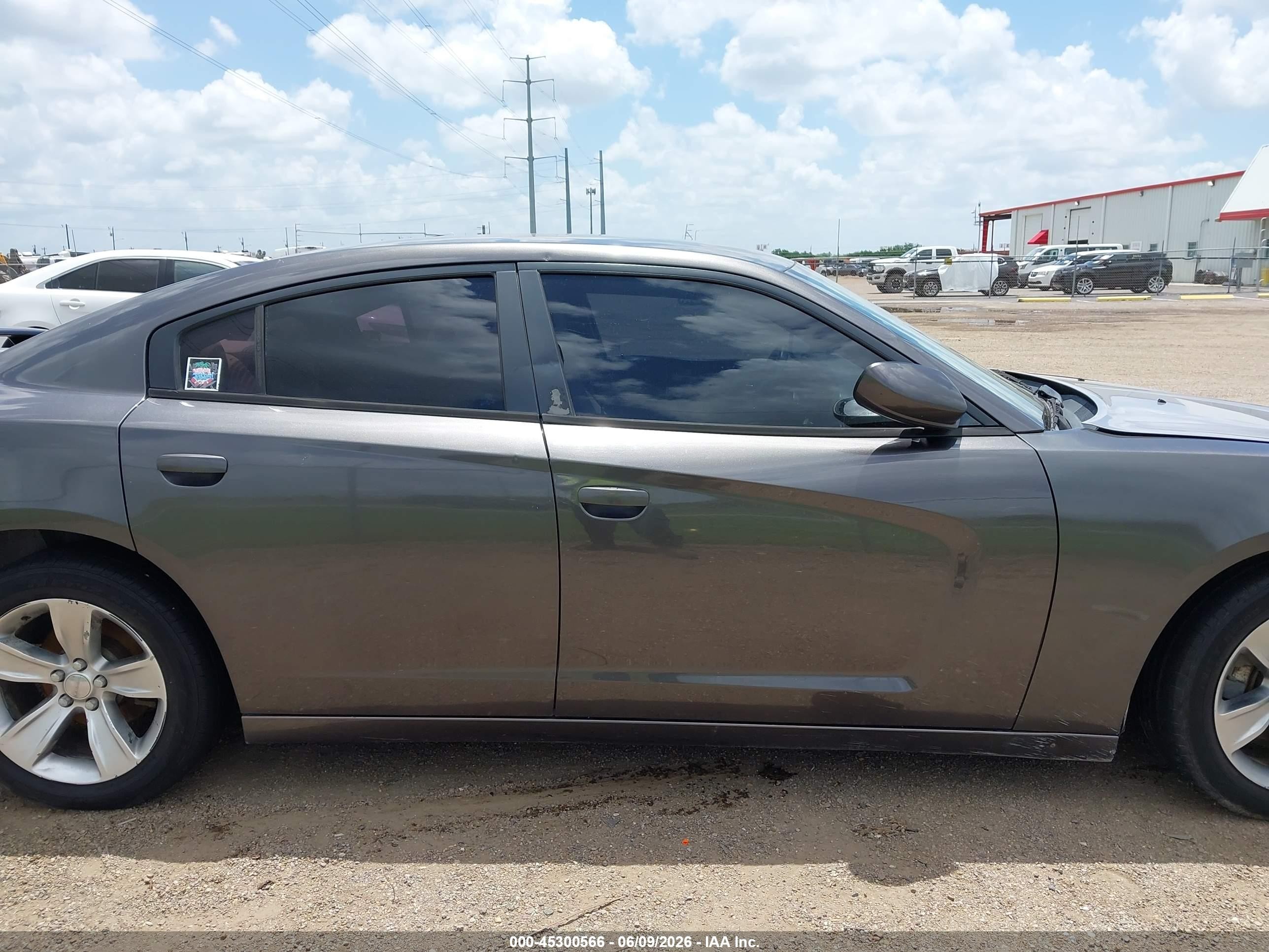 2014 Dodge Charger Se Gray vin: 2C3CDXBG8EH173812