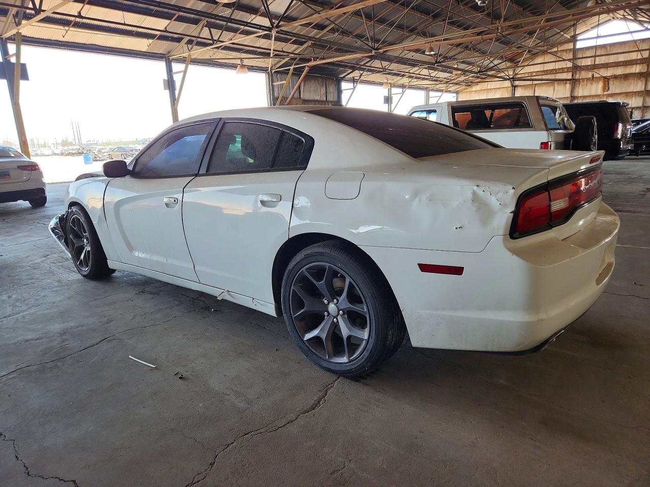 2014 Dodge Charger Se White vin: 2C3CDXBG8EH213919