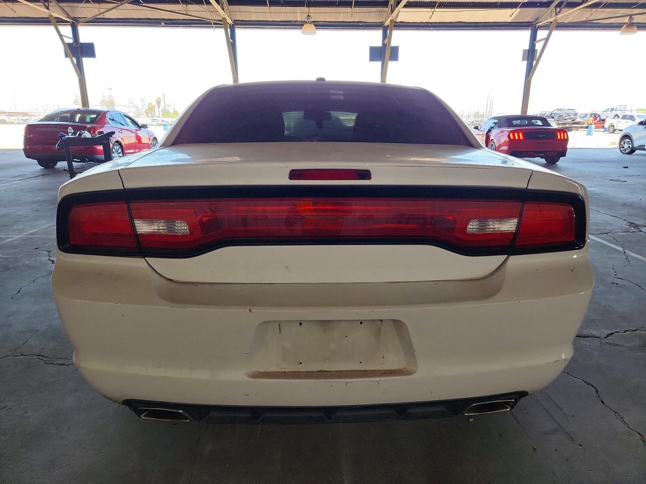 2014 Dodge Charger Se White vin: 2C3CDXBG8EH213919