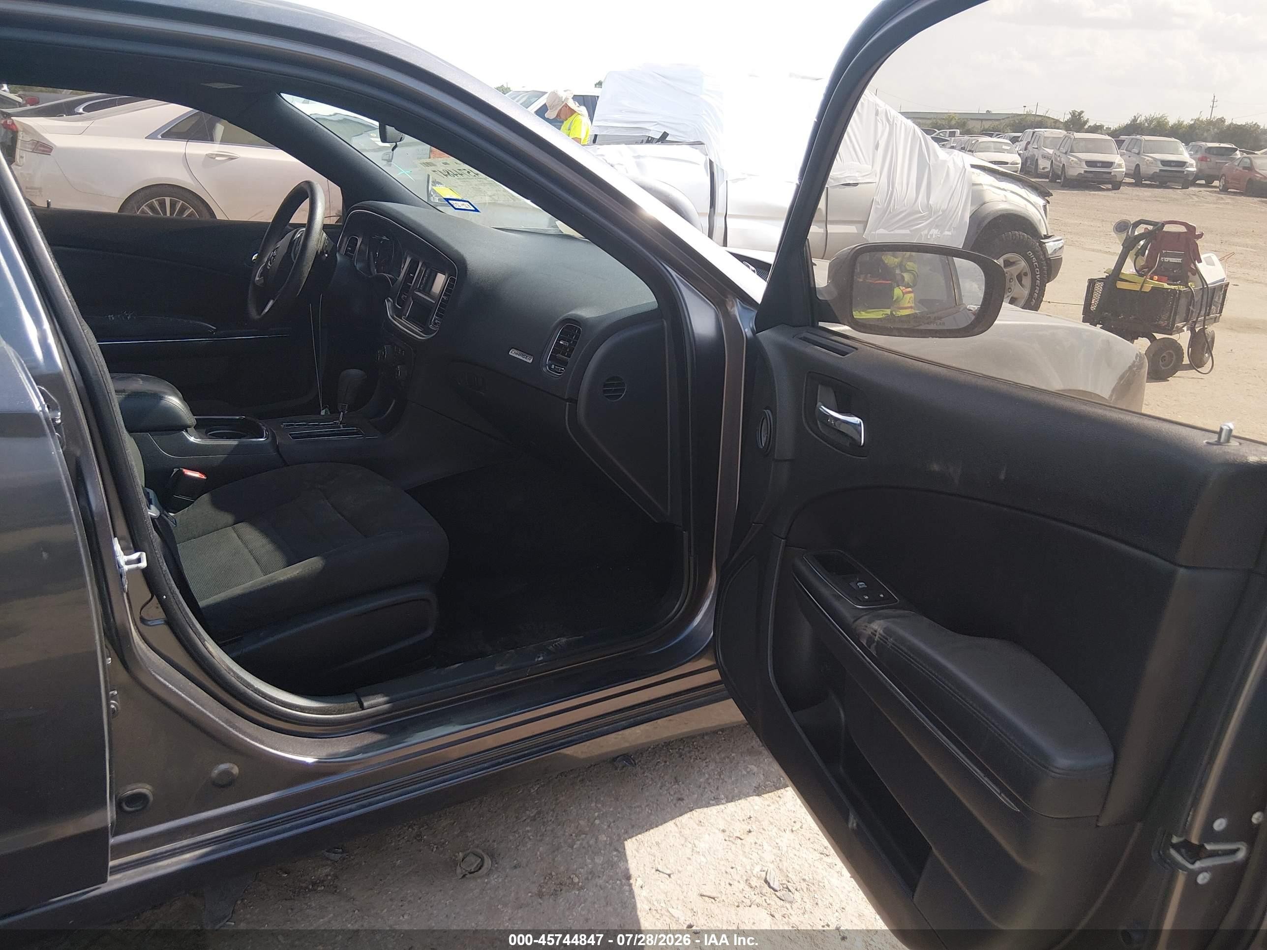 2014 Dodge Charger Se Gray vin: 2C3CDXBG8EH267818
