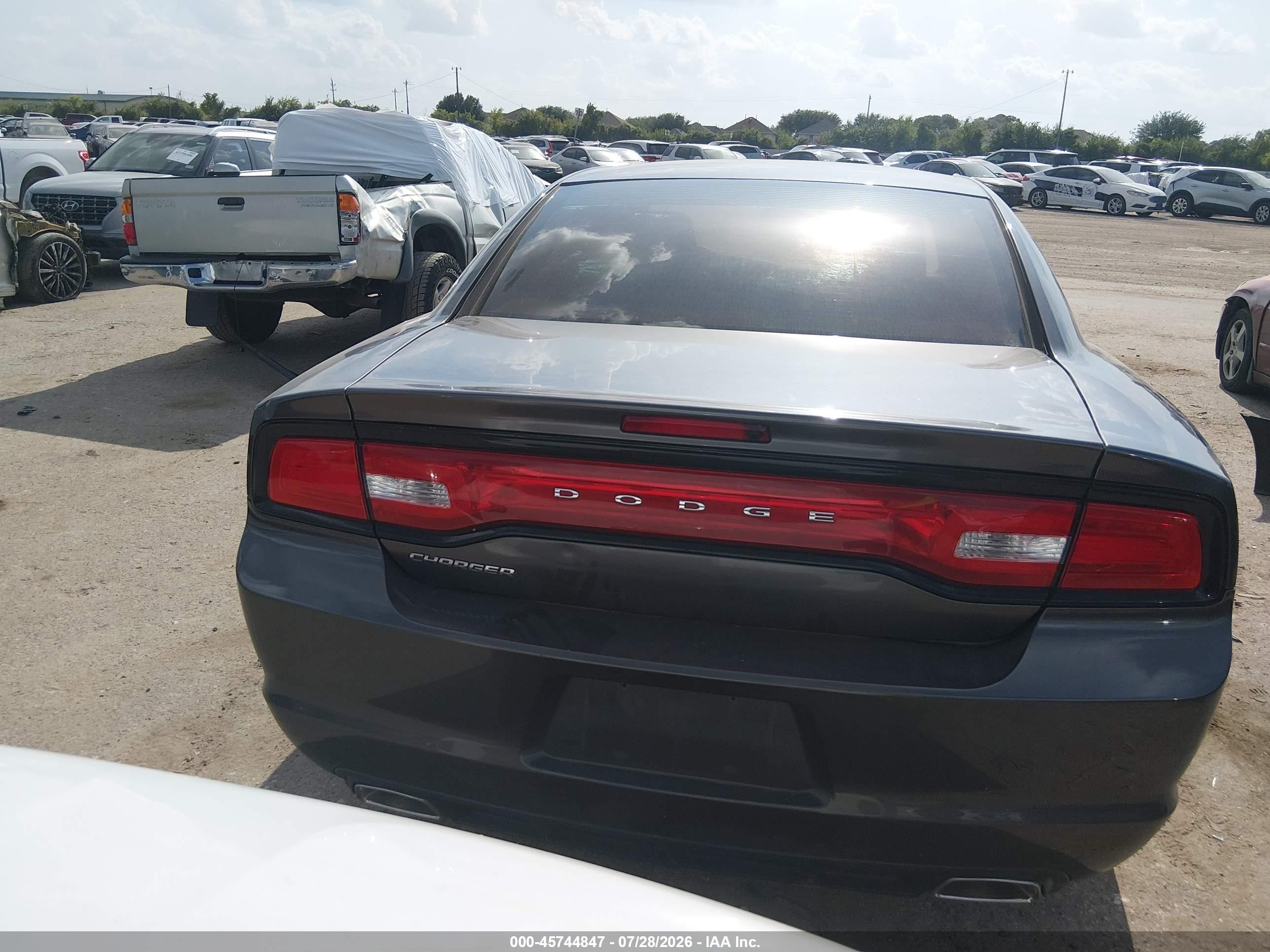 2014 Dodge Charger Se Gray vin: 2C3CDXBG8EH267818